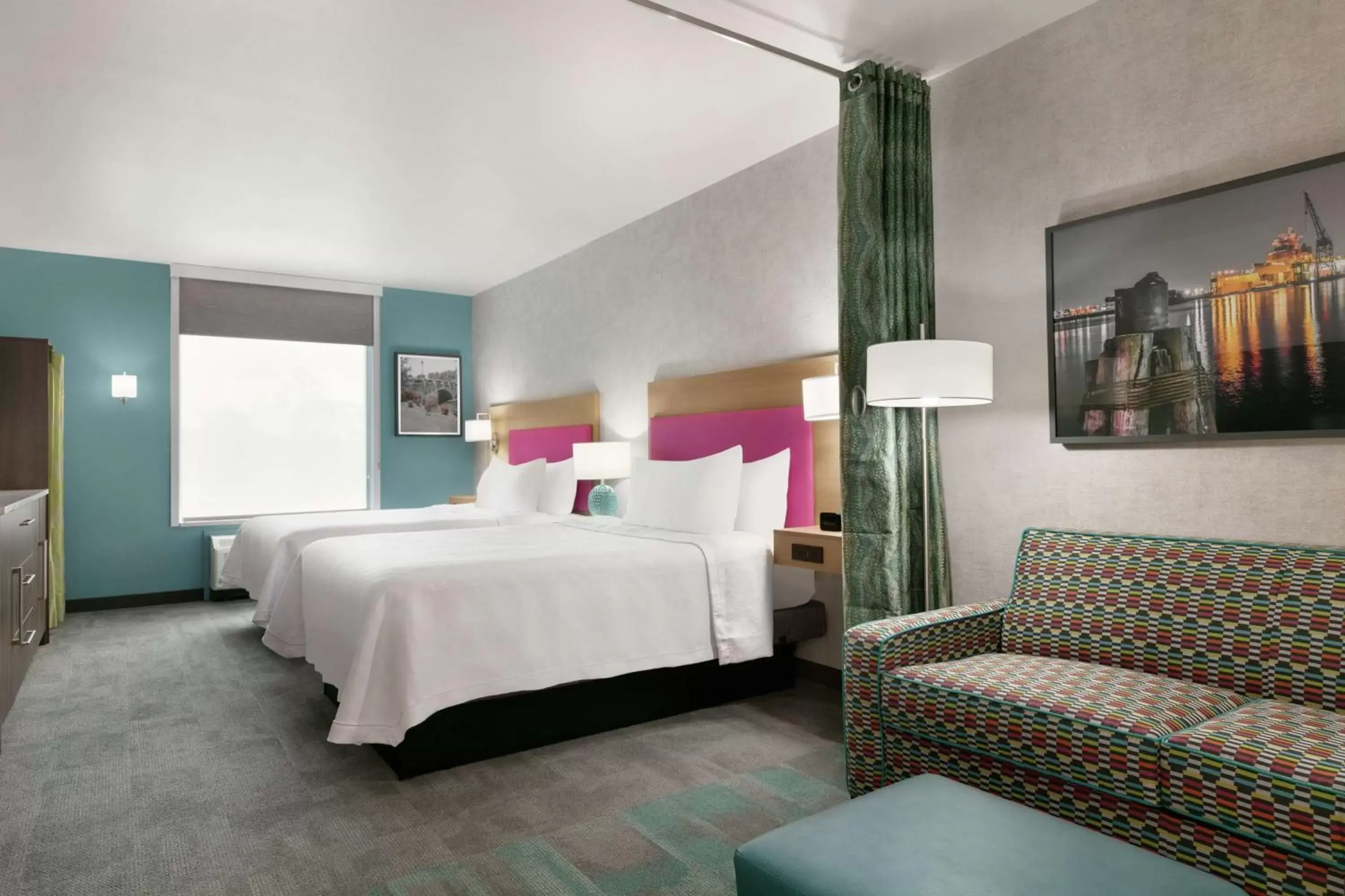 Queen Studio with Two Queen Beds - Non-Smoking in Home2 Suites By Hilton Norfolk Airport Queen Studio with Two Queen Beds - Non-Smoking in Home2 Suites By Hilton Norfolk Airport