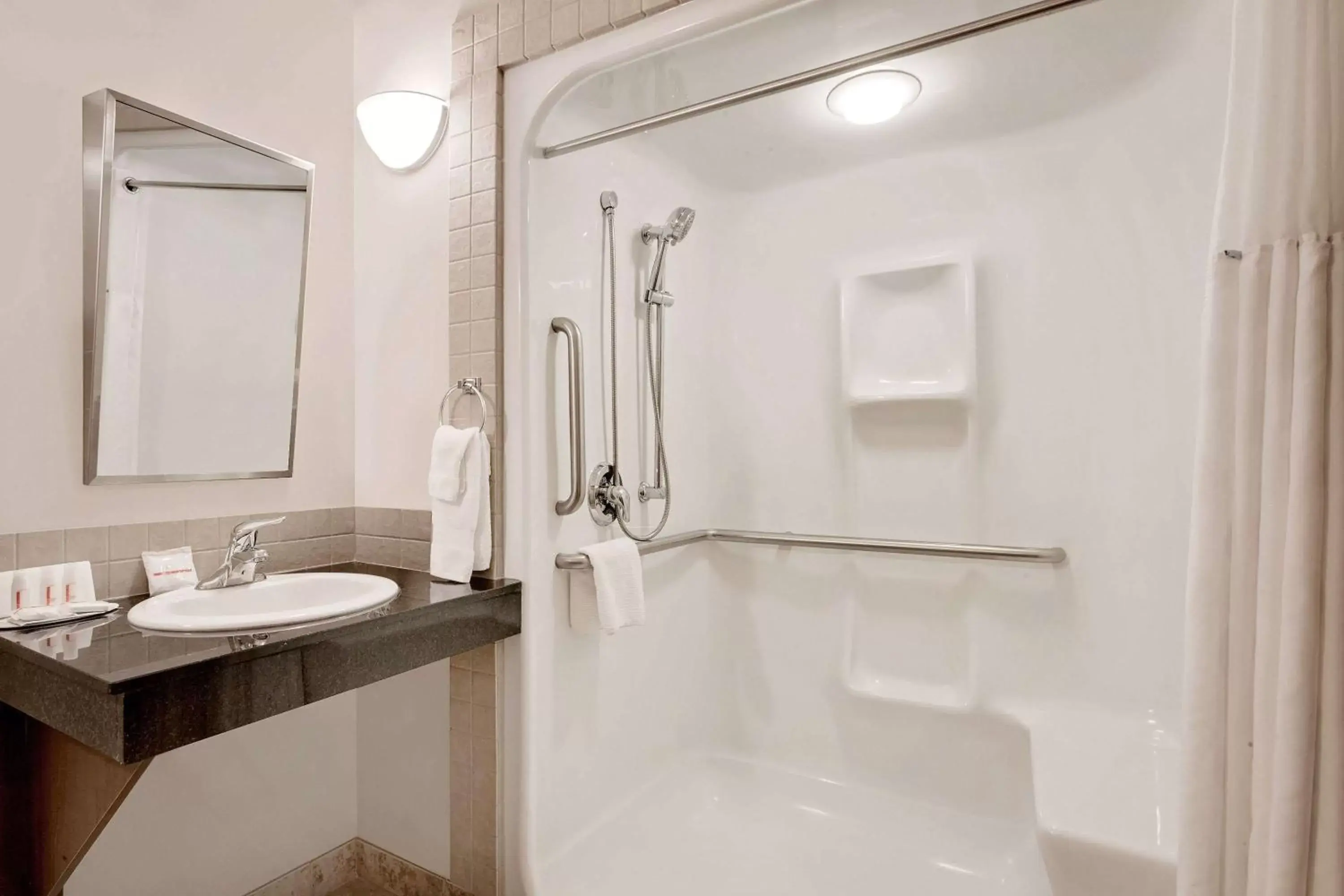 Shower, Bathroom in Ramada by Wyndham Lac La Biche