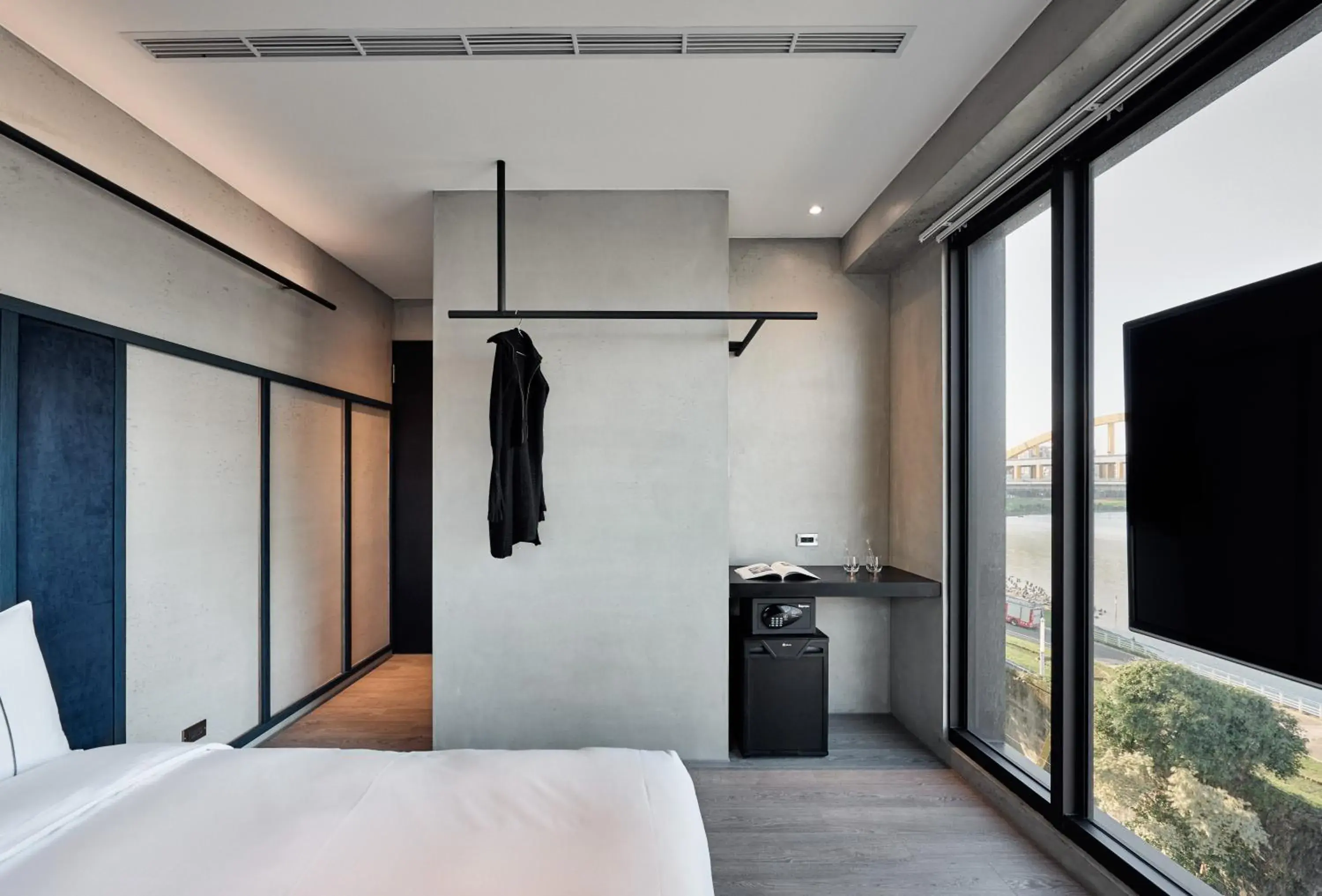 Decorative detail, Bed in Waterfront Hotel Decorative detail, Bed in Waterfront Hotel