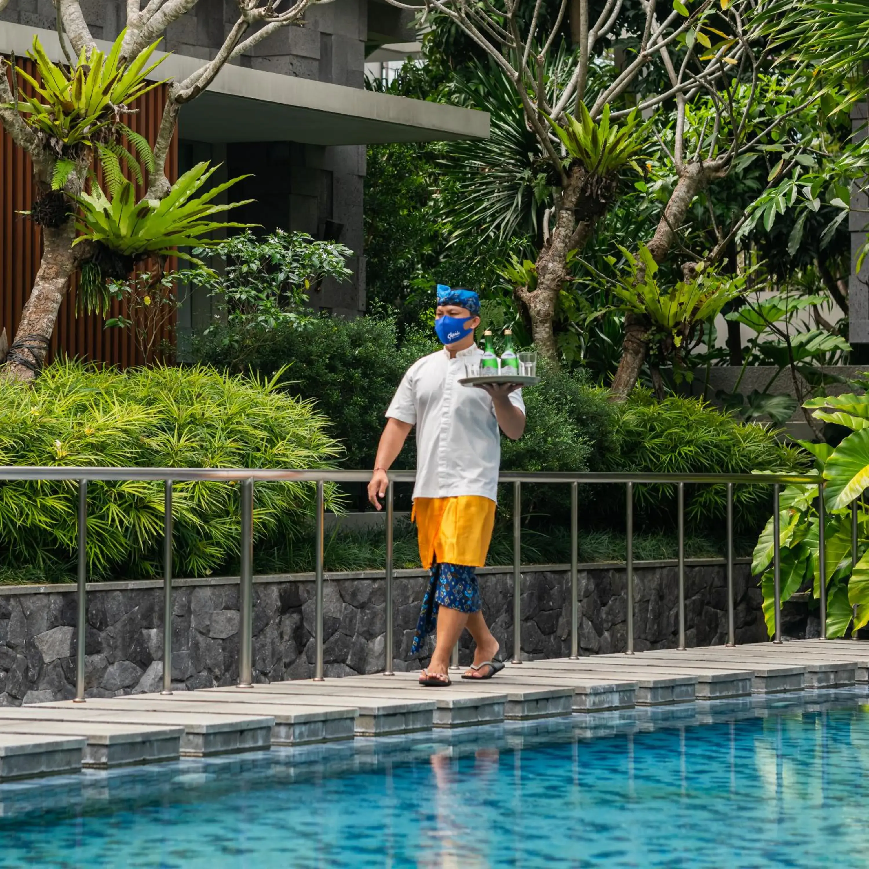 Garden, Swimming Pool in Royal Kamuela Villas & Suites at Monkey Forest Ubud