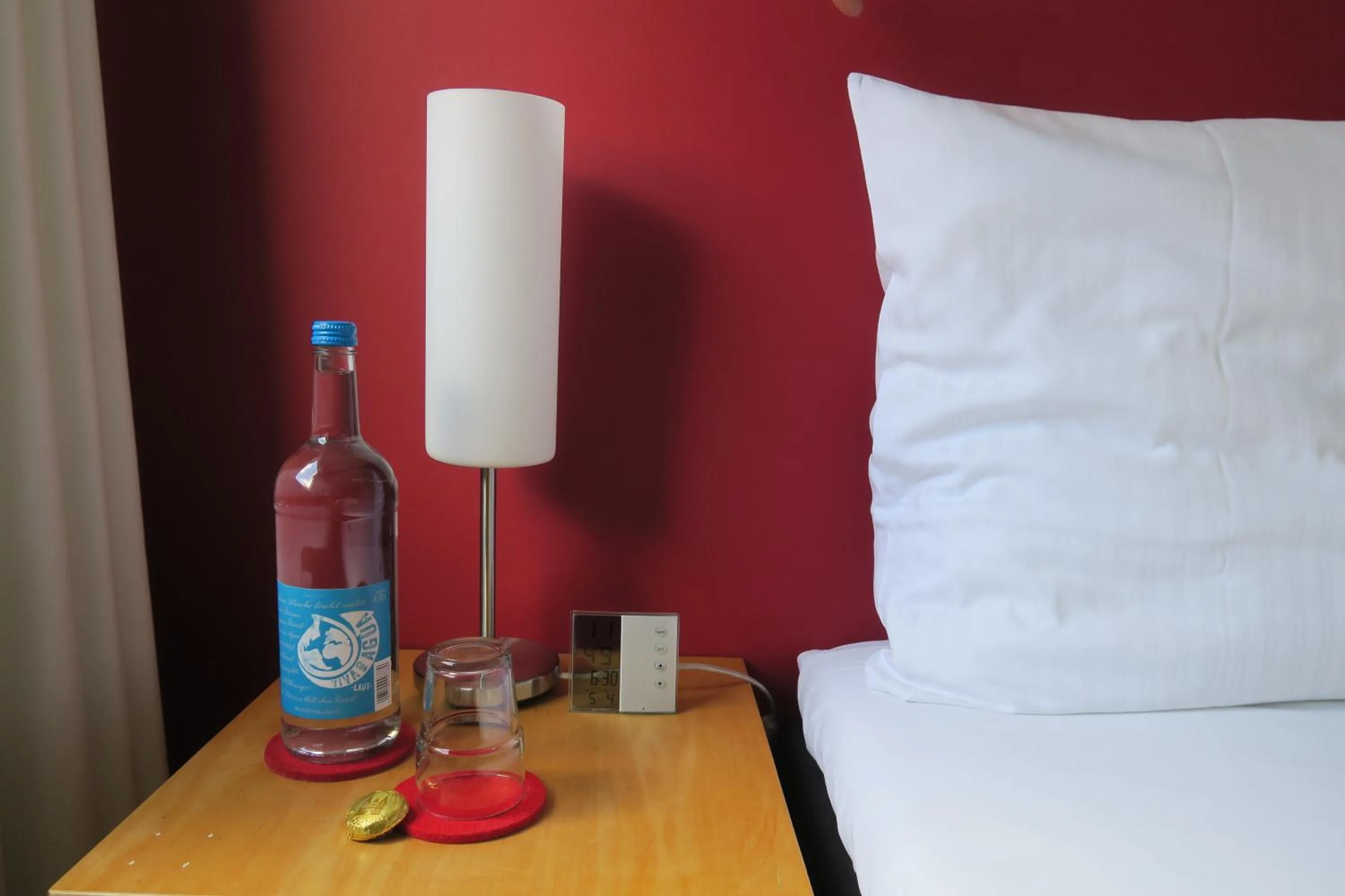 Decorative detail, Bed in Hotel an der Marienkirche