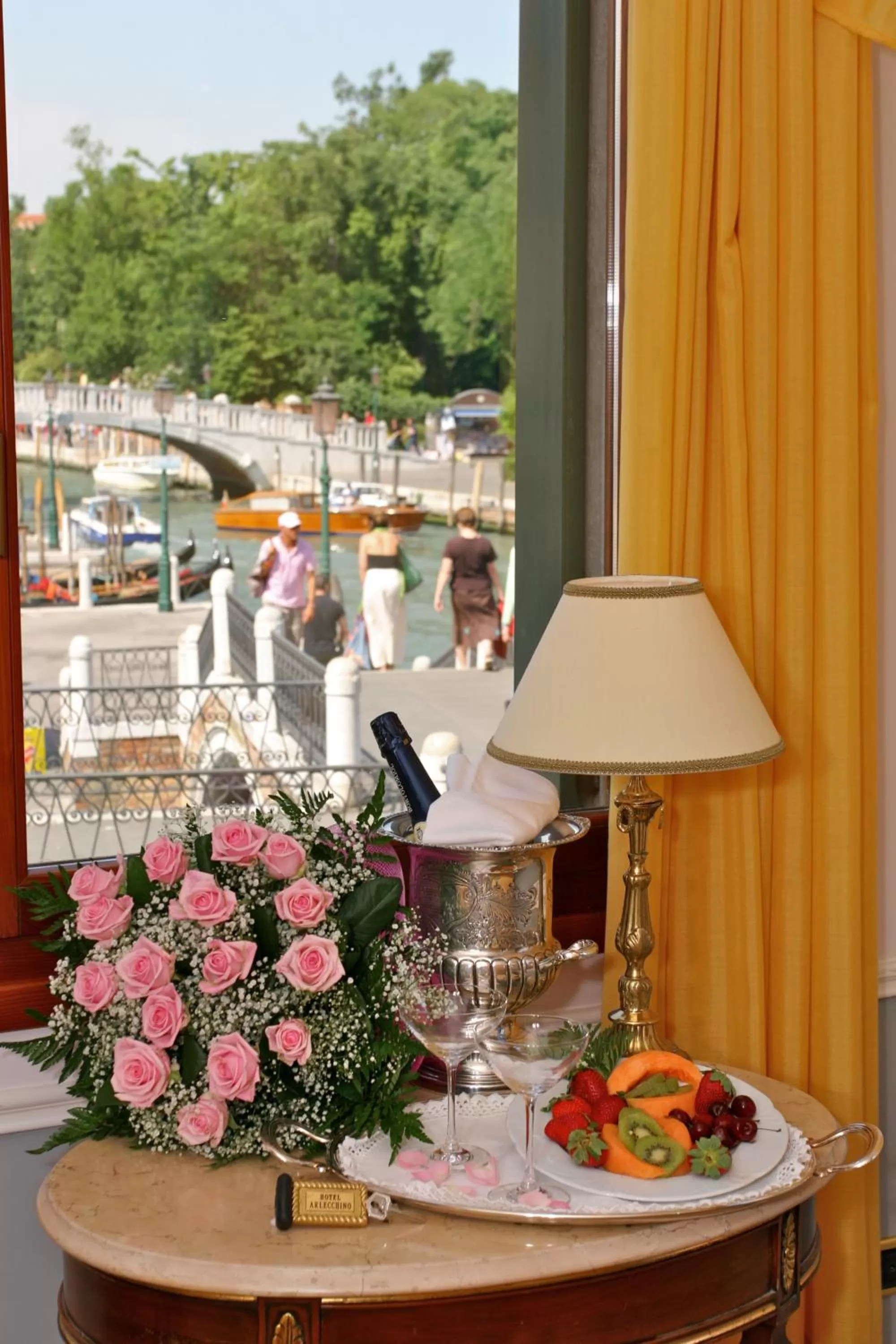 Decorative detail in Hotel Arlecchino