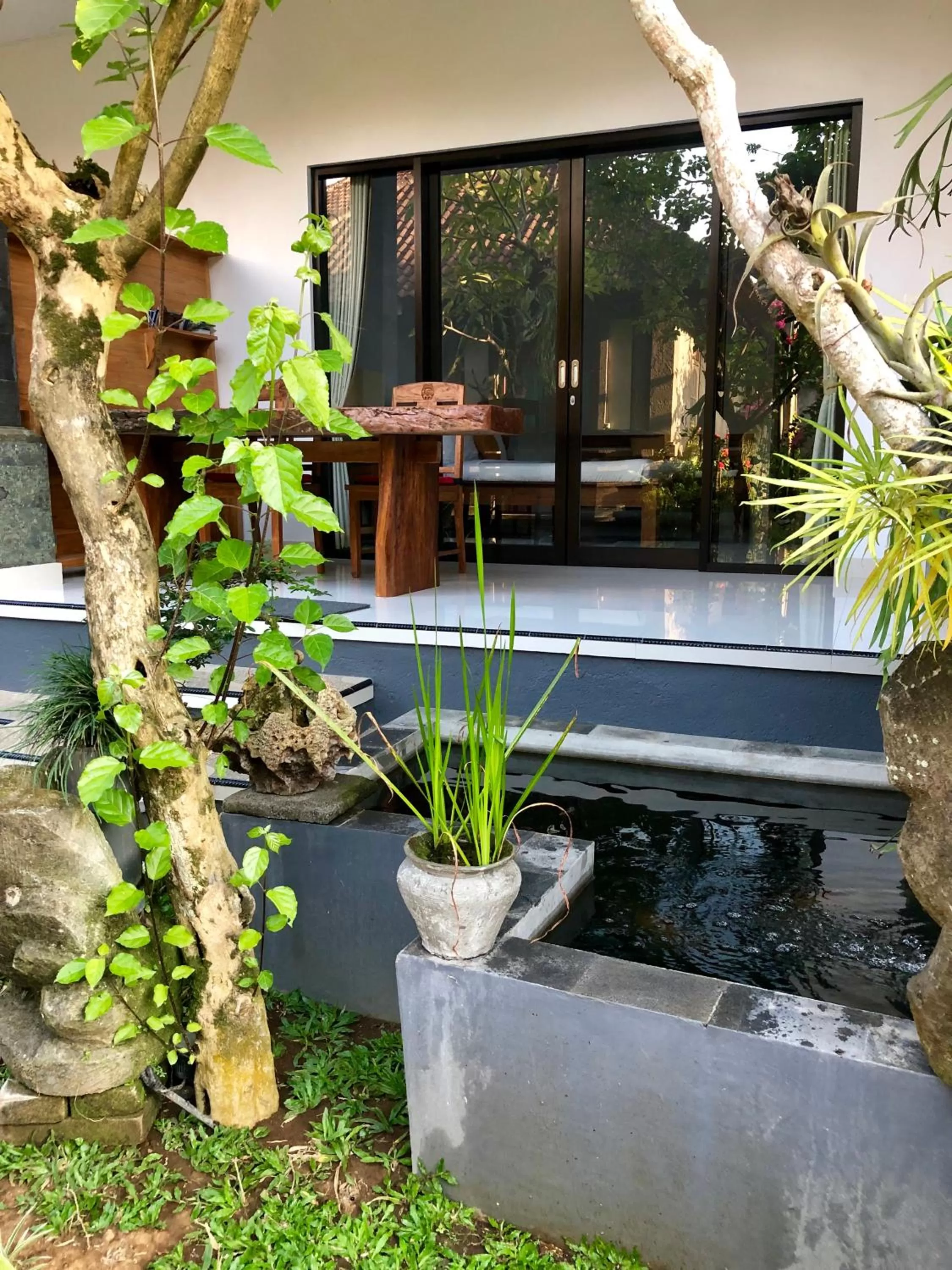 Patio in The Hidden Bali Inn