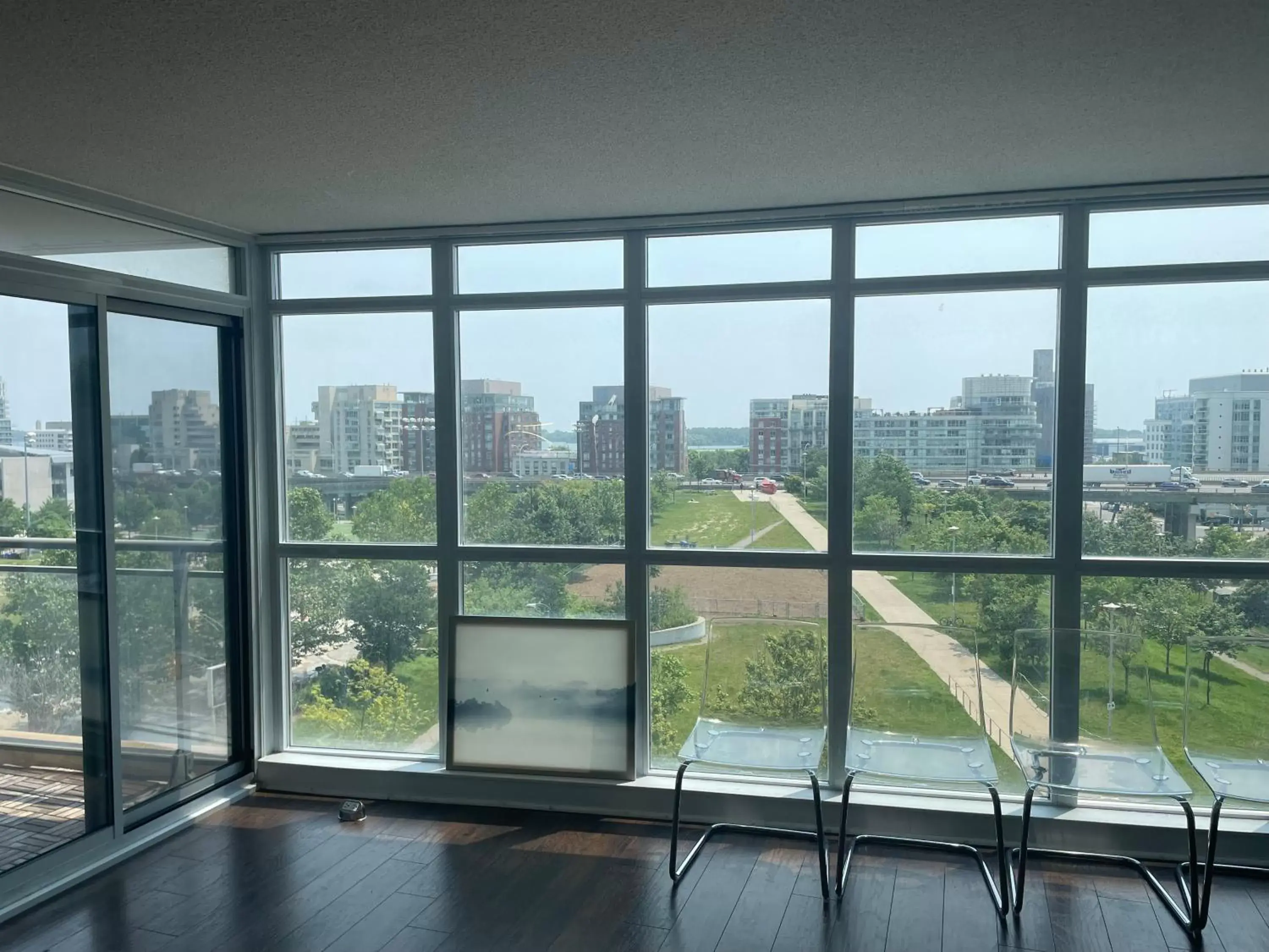 View (from property/room) in Three BR Condo step to CN tower Rogers Center with Free parking