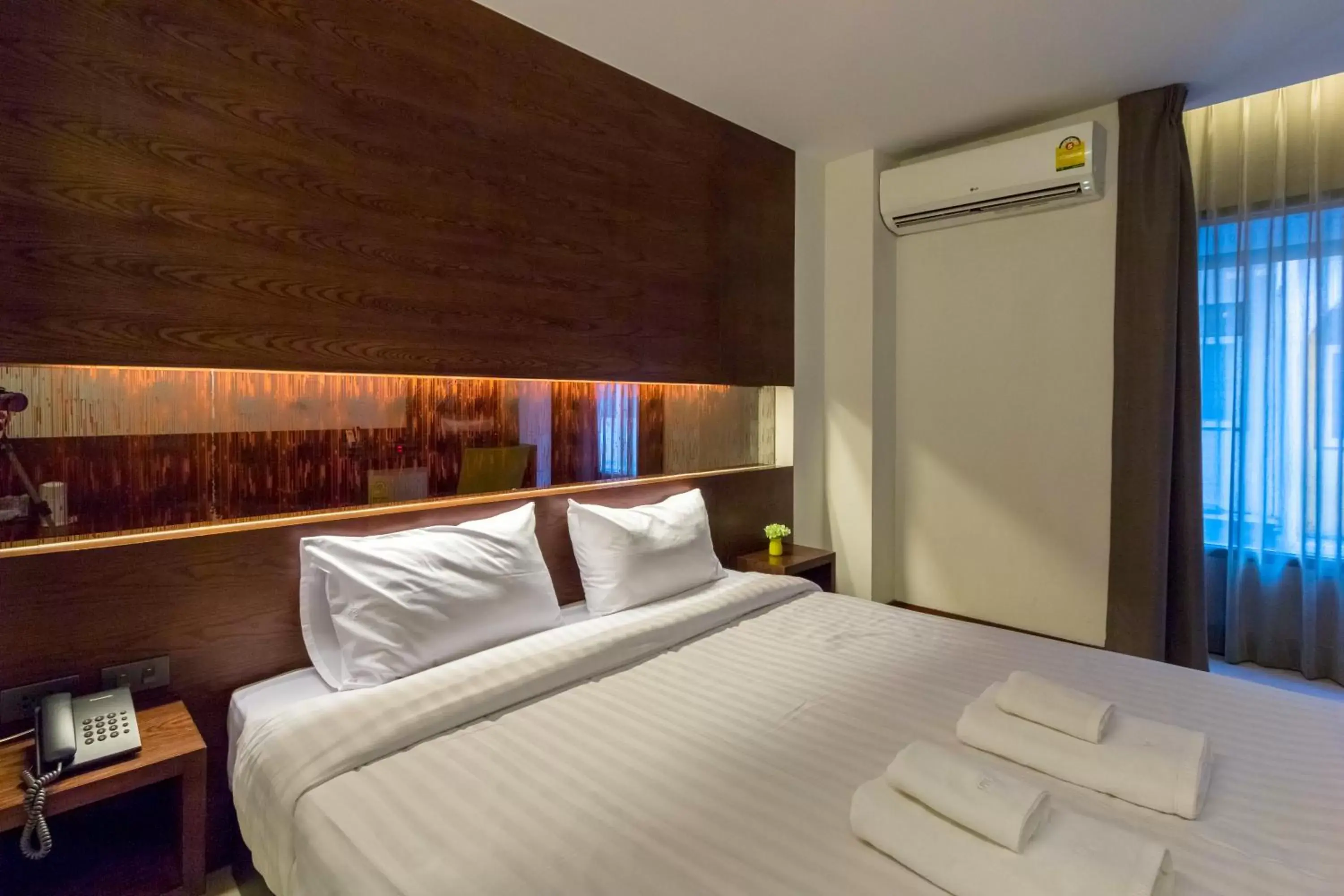 Bedroom, Bed in The Bangkok Airport Link Suite - SHA Plus