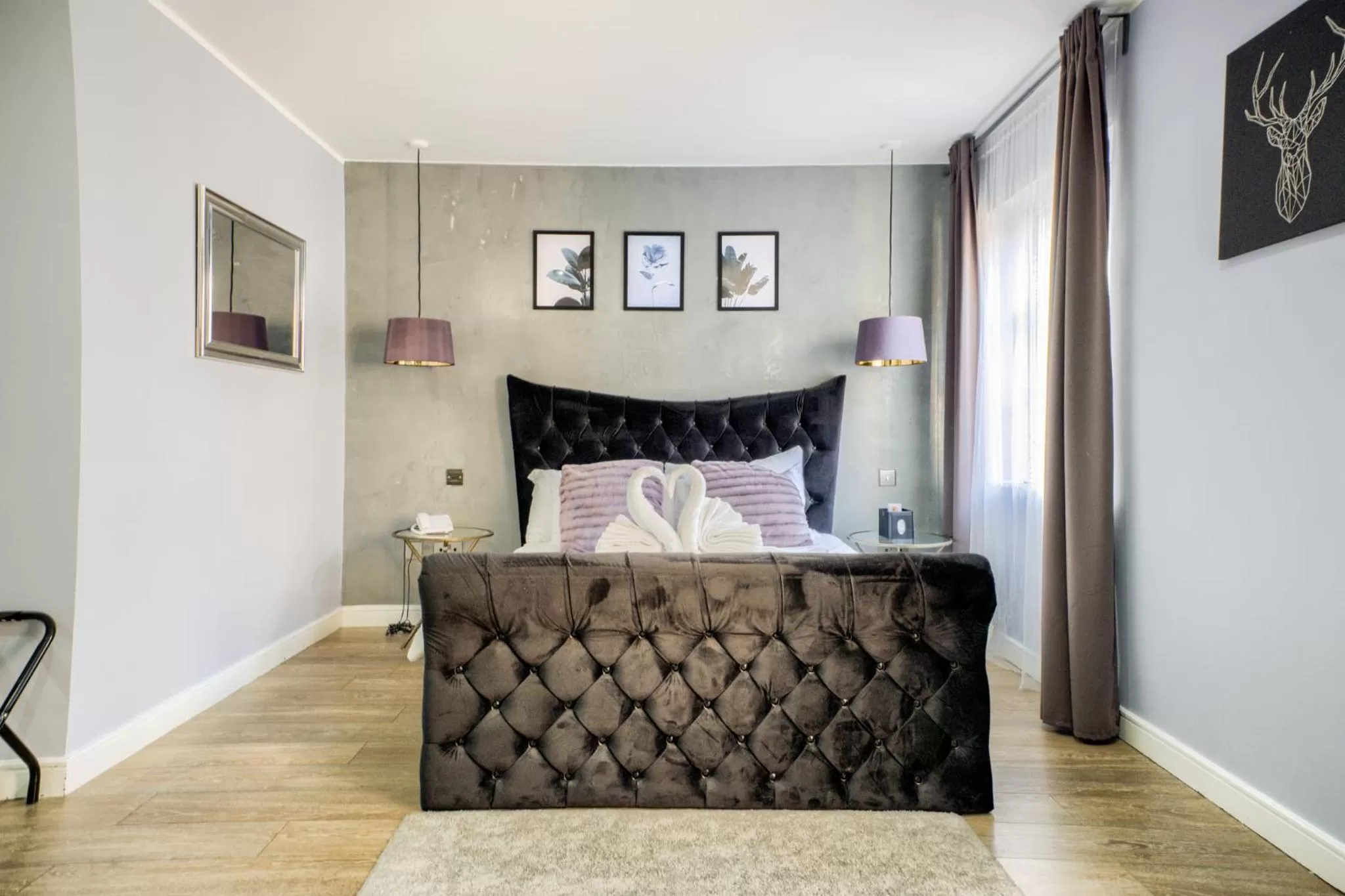 Bedroom, Bed in Villare Leicester City Centre hotel