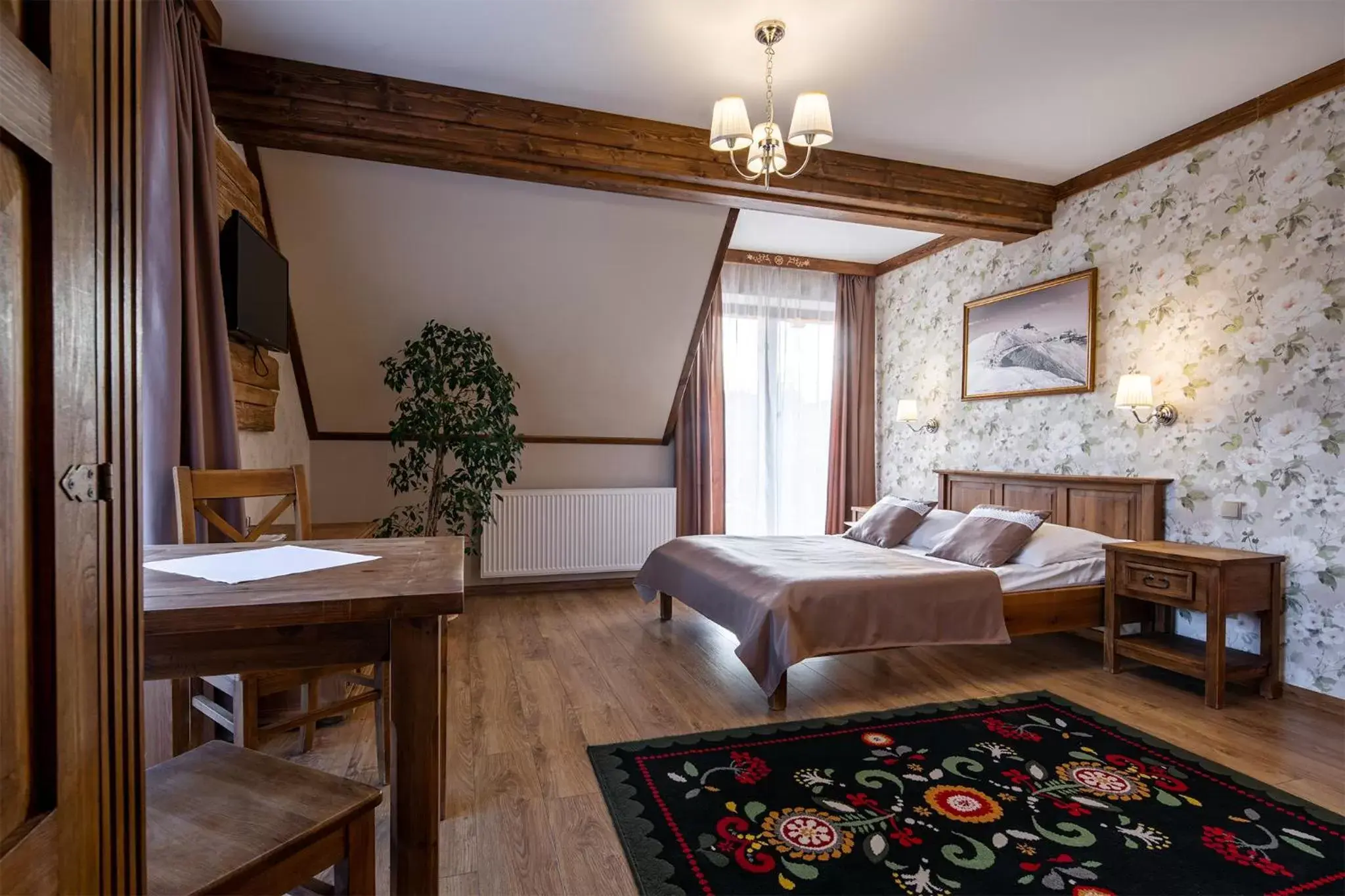 Deluxe Double Room with Balcony in Kraina Smaku Deluxe Double Room with Balcony in Kraina Smaku