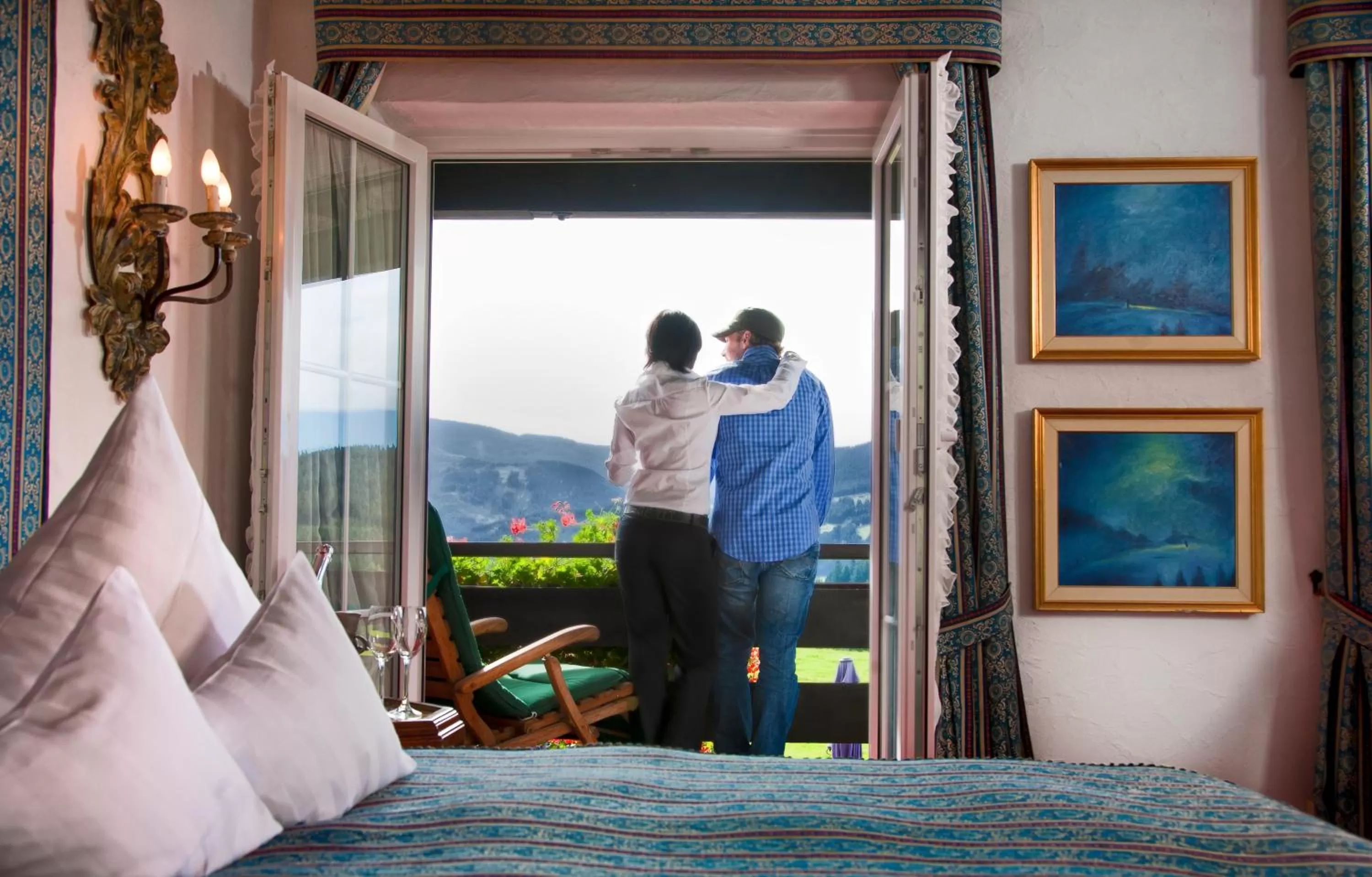 Balcony/Terrace in Mittelburg Wellnesshotel