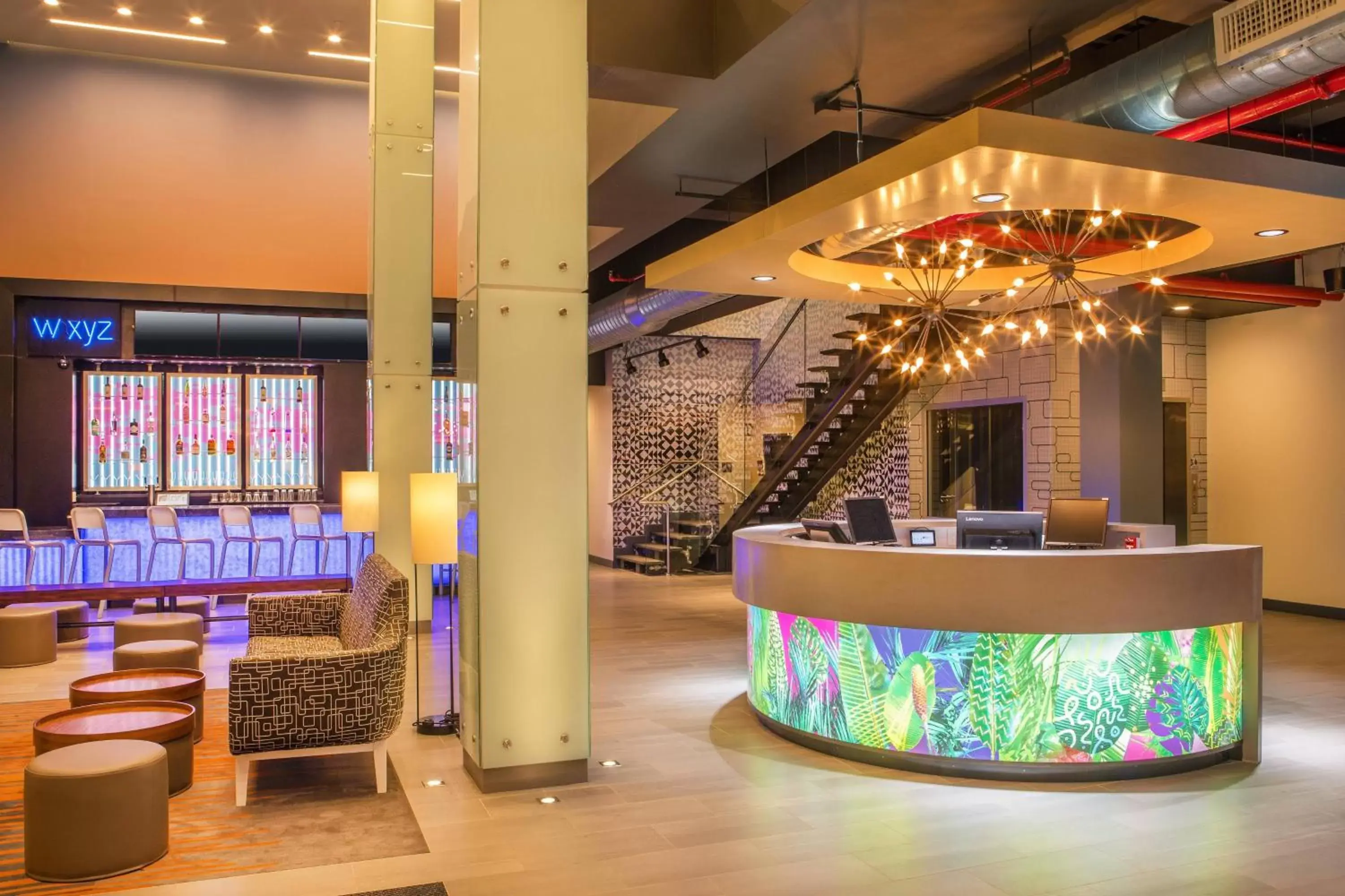 Lobby or reception in Aloft New York LaGuardia Airport