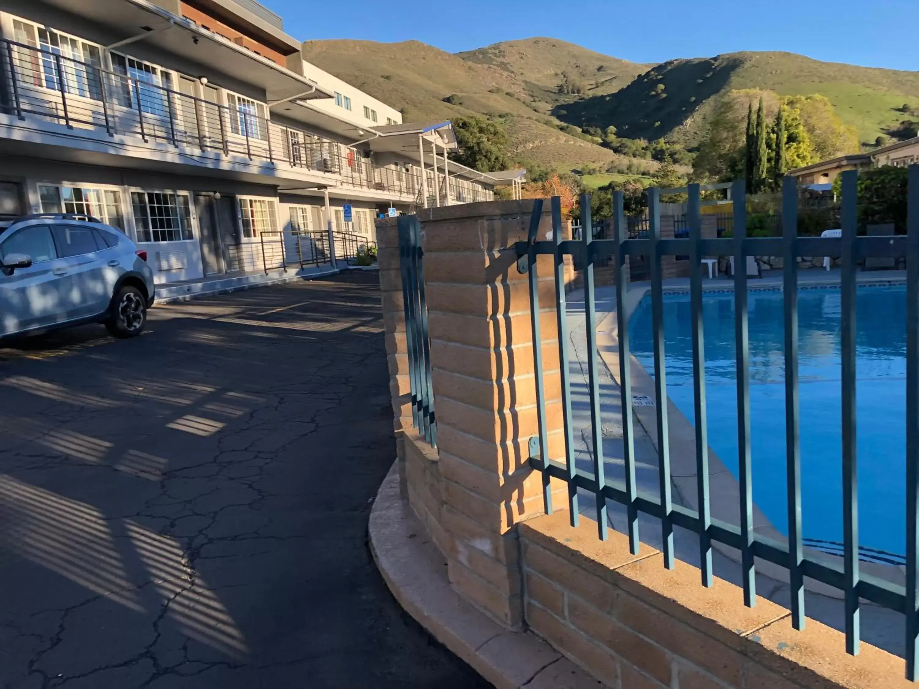 Property building, Pool View in University Inn at San Luis Obispo