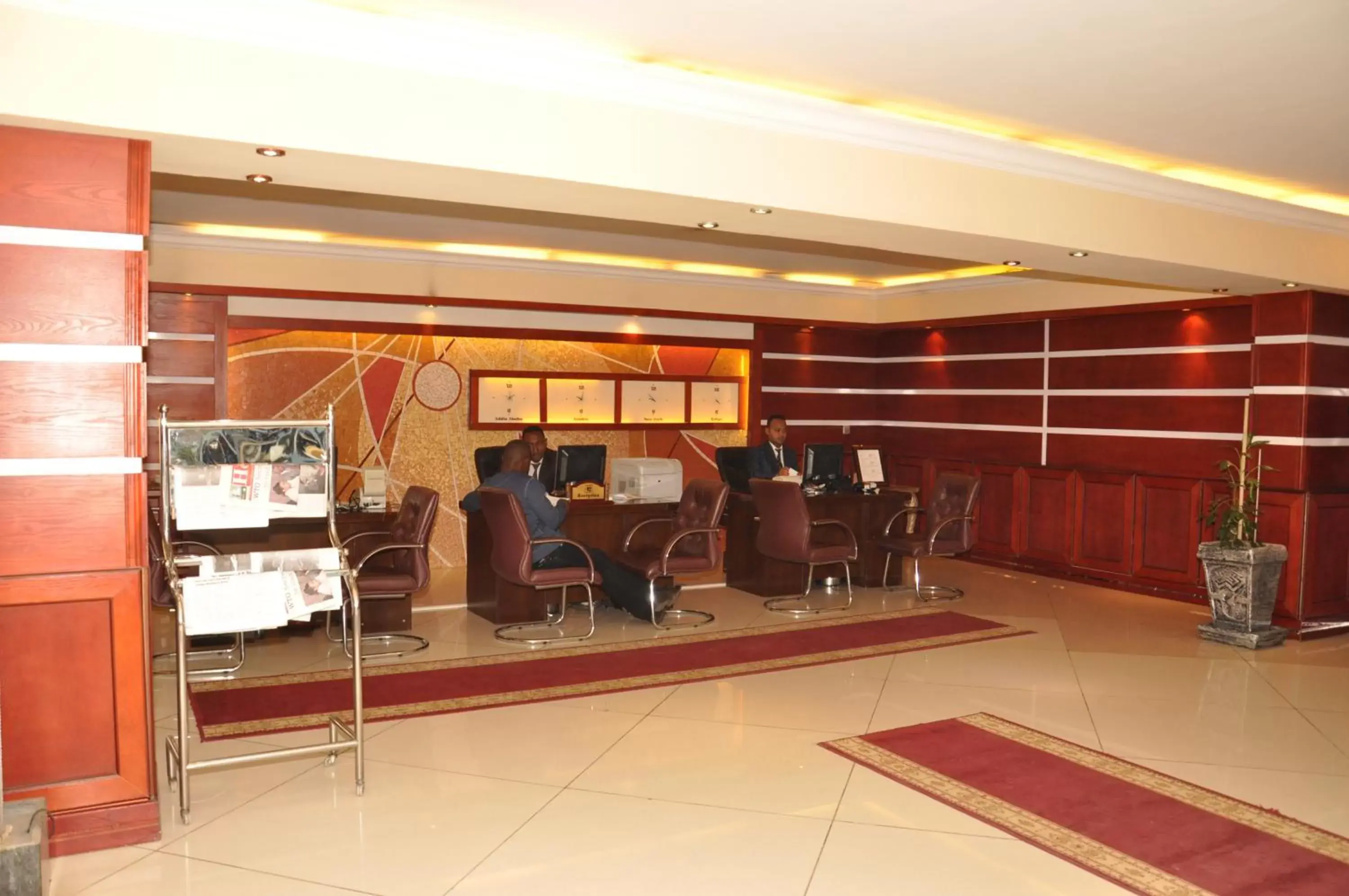 Lobby or reception in Inter Luxury Hotel