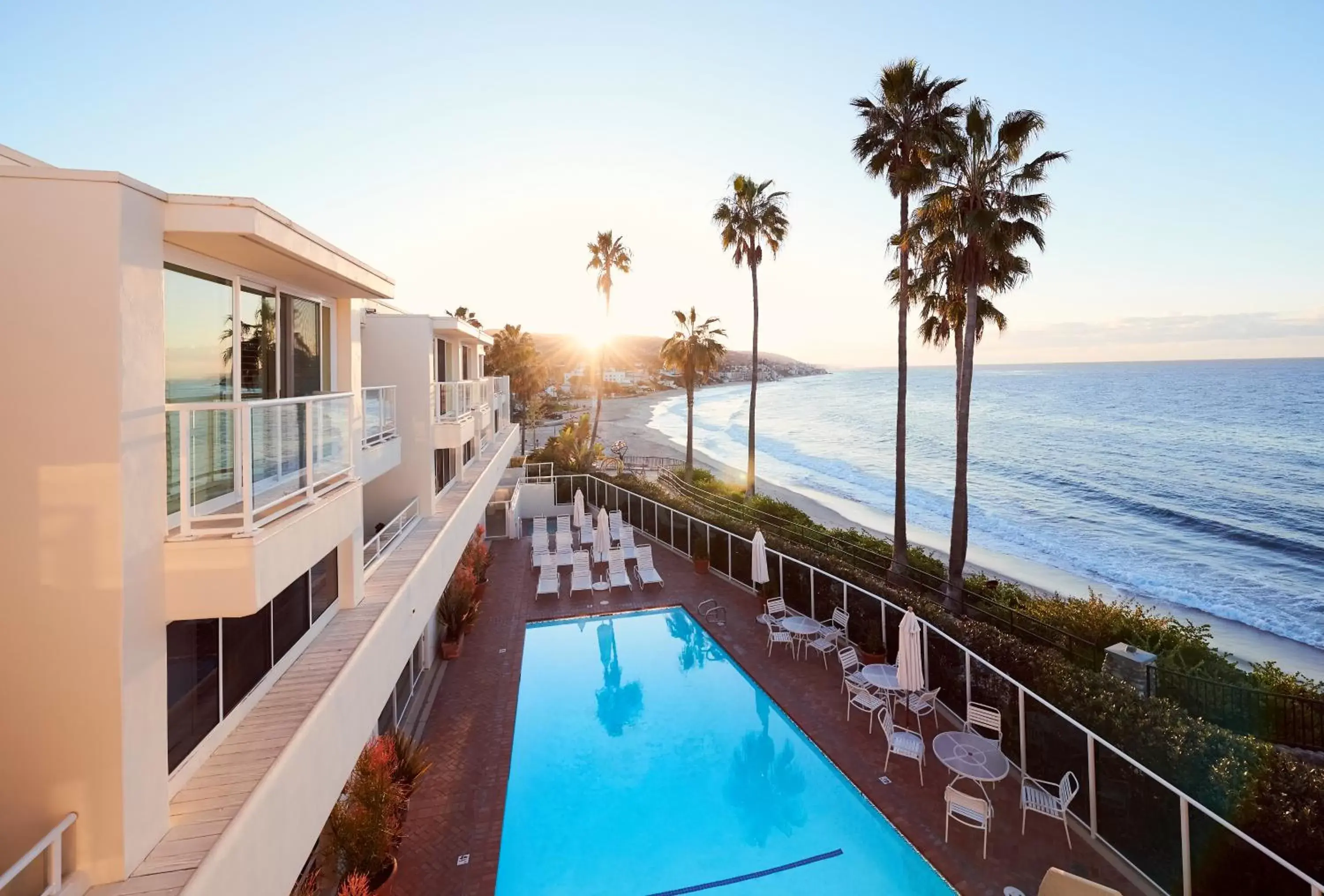 Balcony/Terrace, Pool View in Inn at Laguna Beach