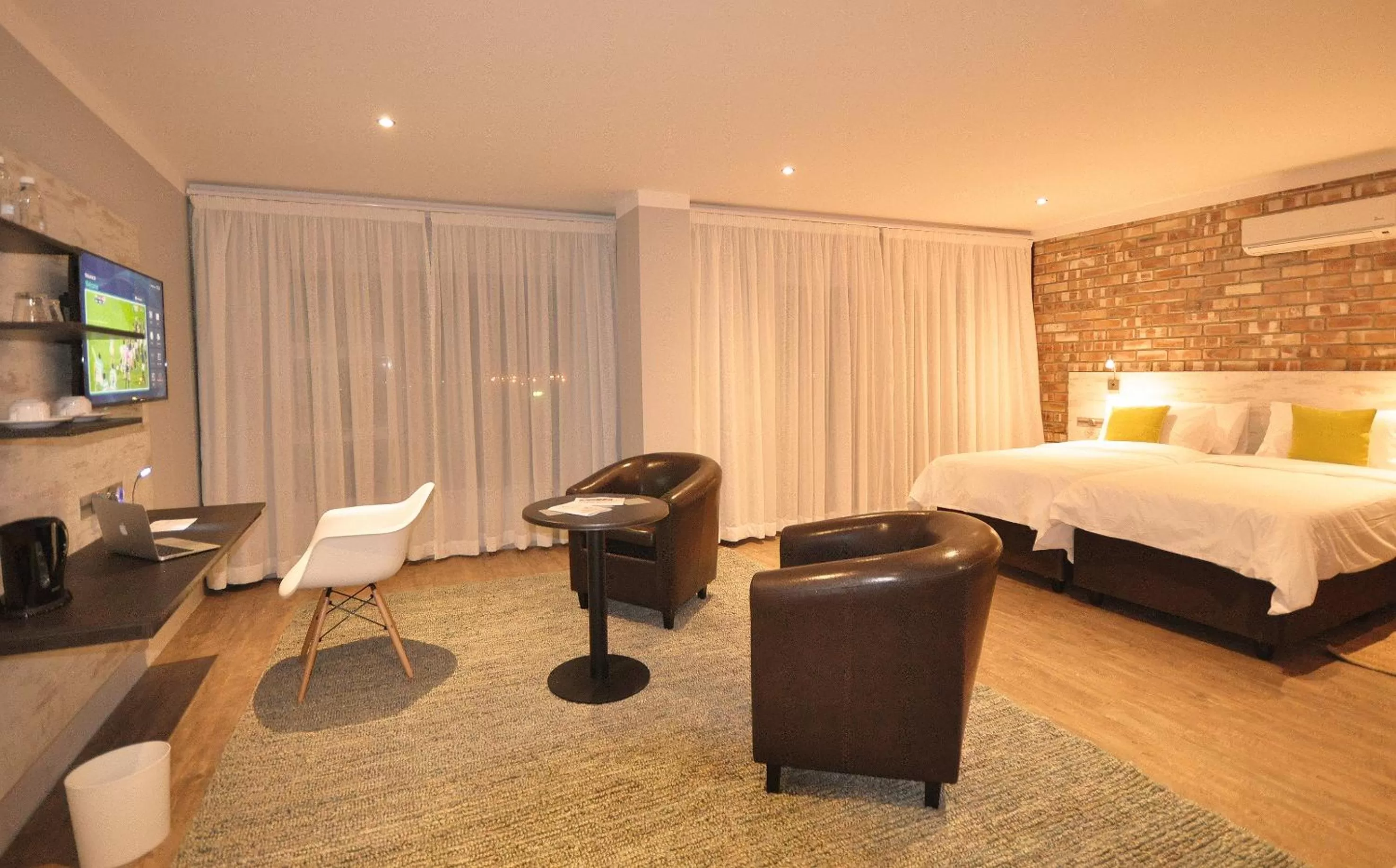 Photo of the whole room, Bed in Swakopmund Plaza Hotel