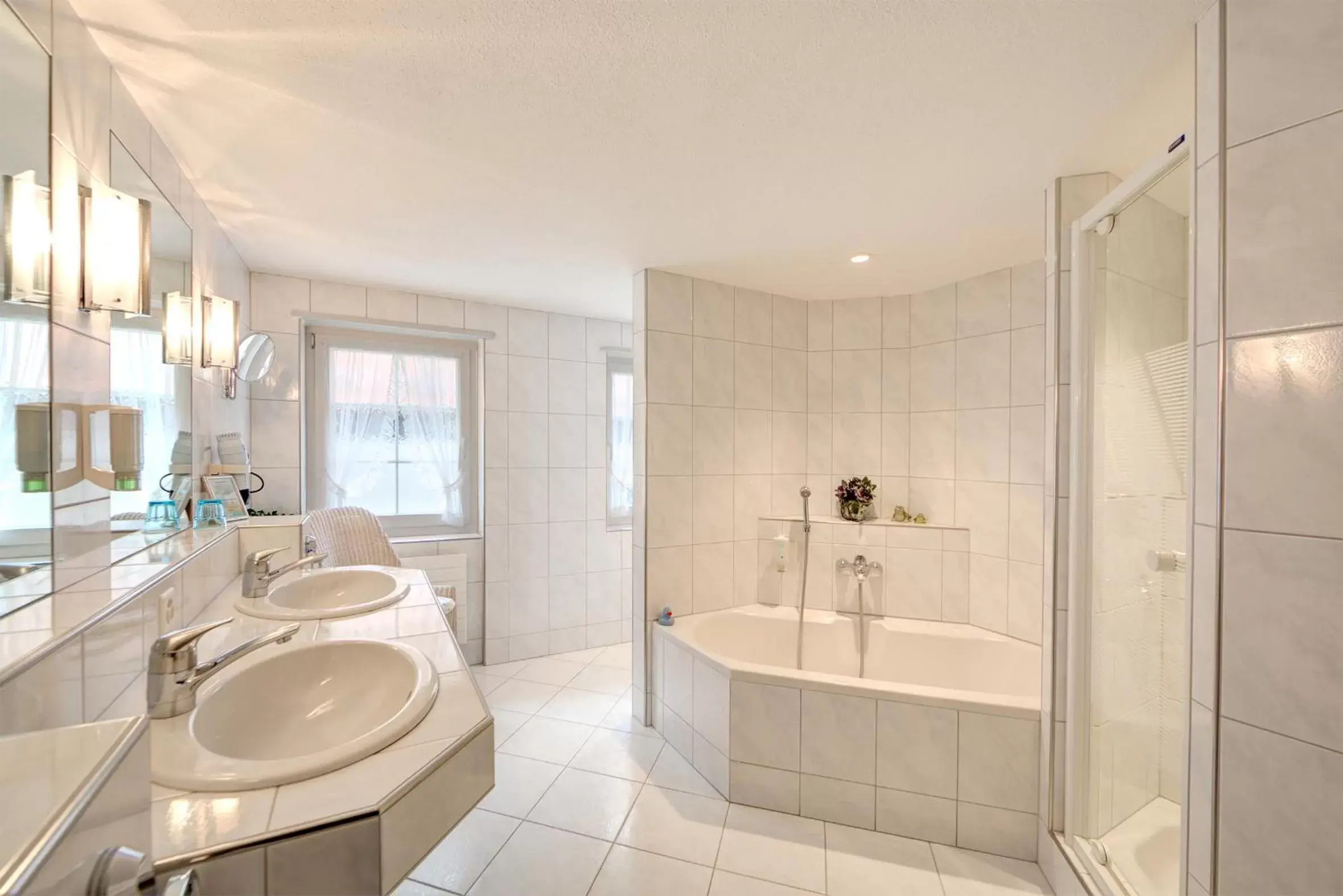Bathroom in Romantik Hotel Säntis