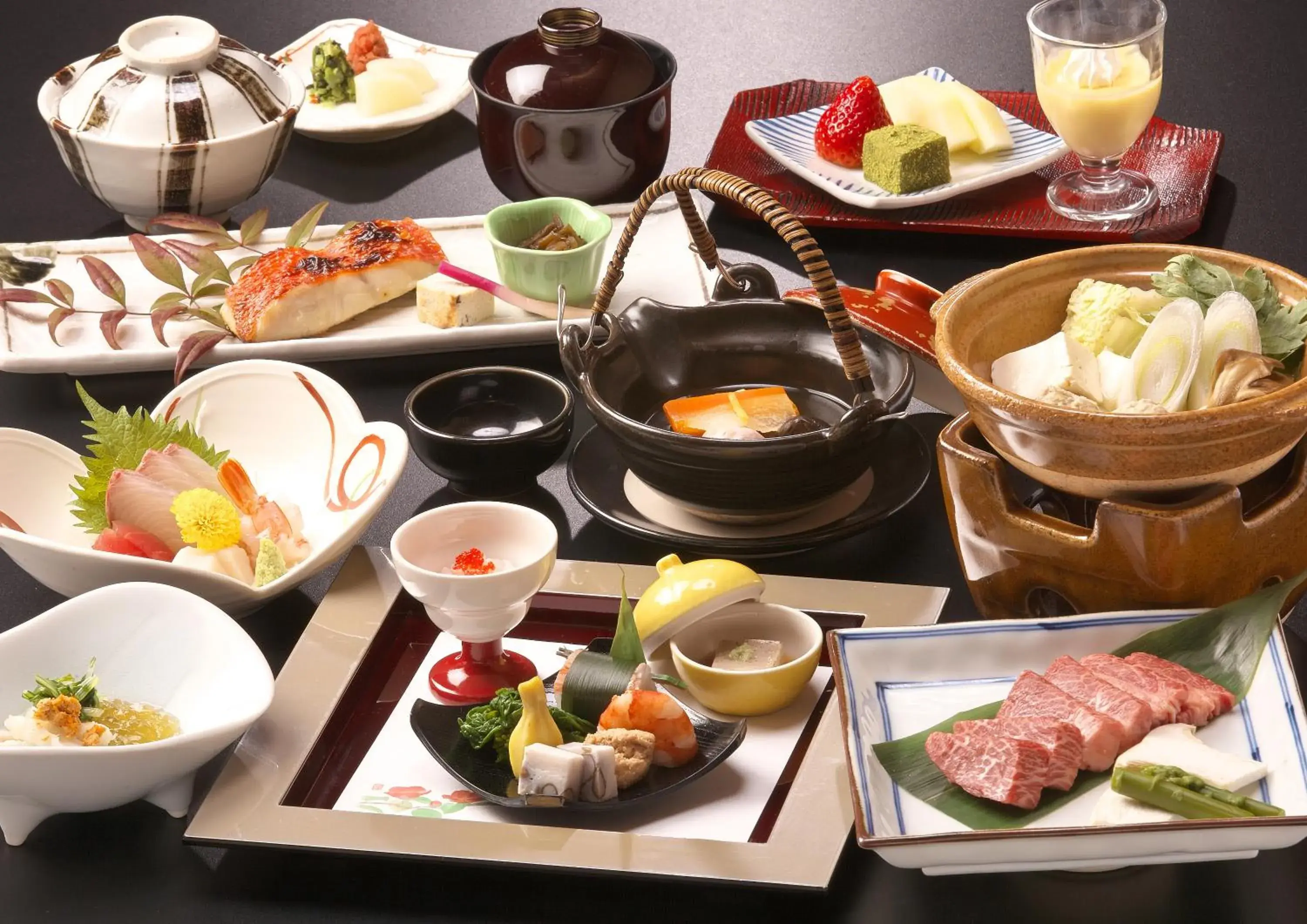 Food close-up, Breakfast in Honjin Hiranoya Bekkan Annex