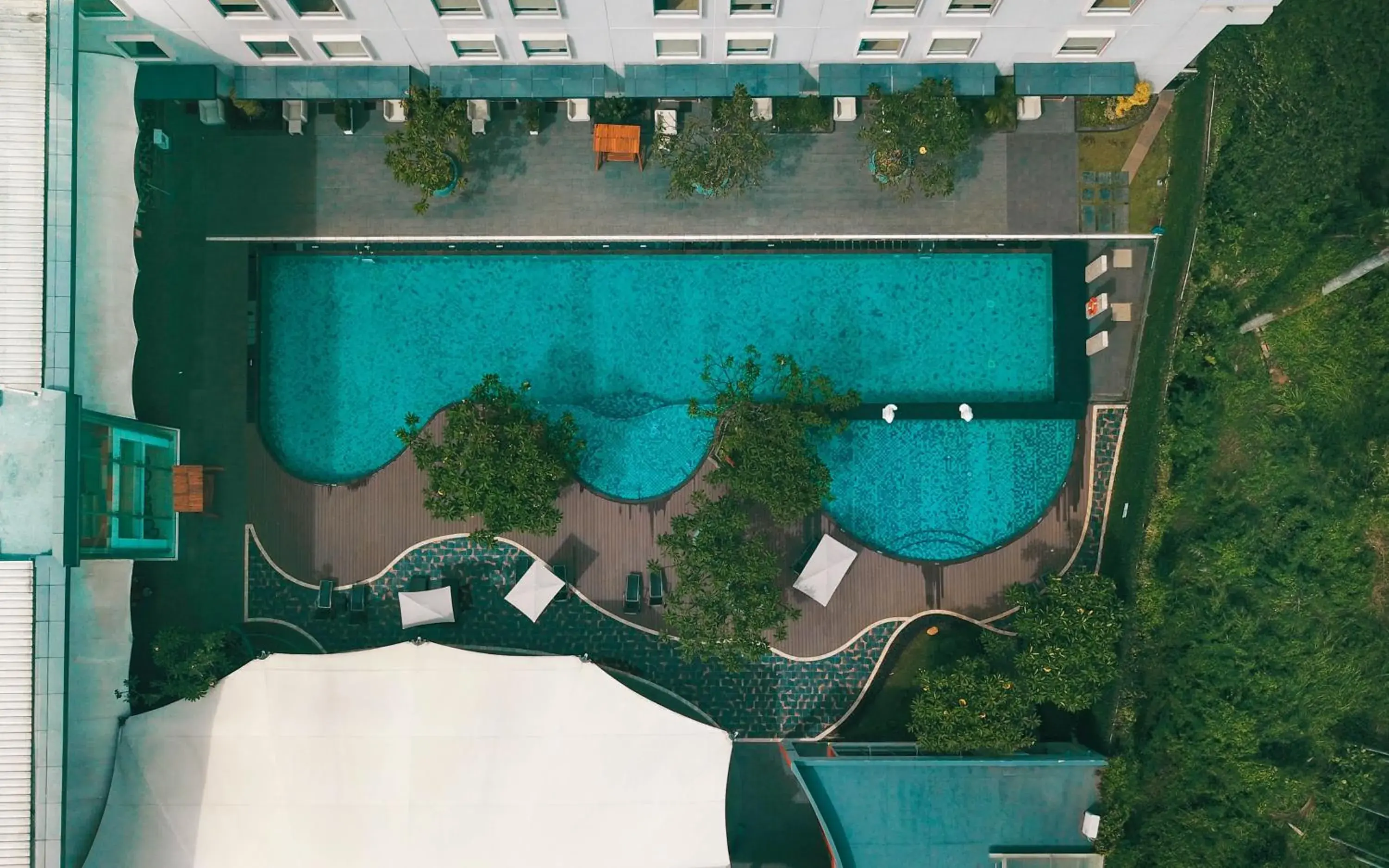 Swimming pool, Pool View in Harris Hotel Sentul City Bogor