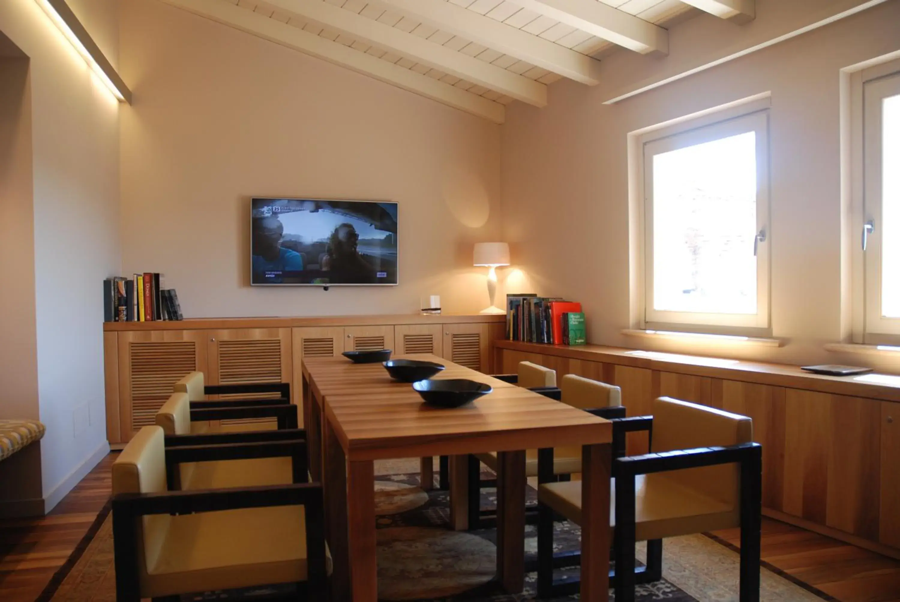 Communal lounge/ TV room, Restaurant/Places to Eat in Palazzo Ai Capitani