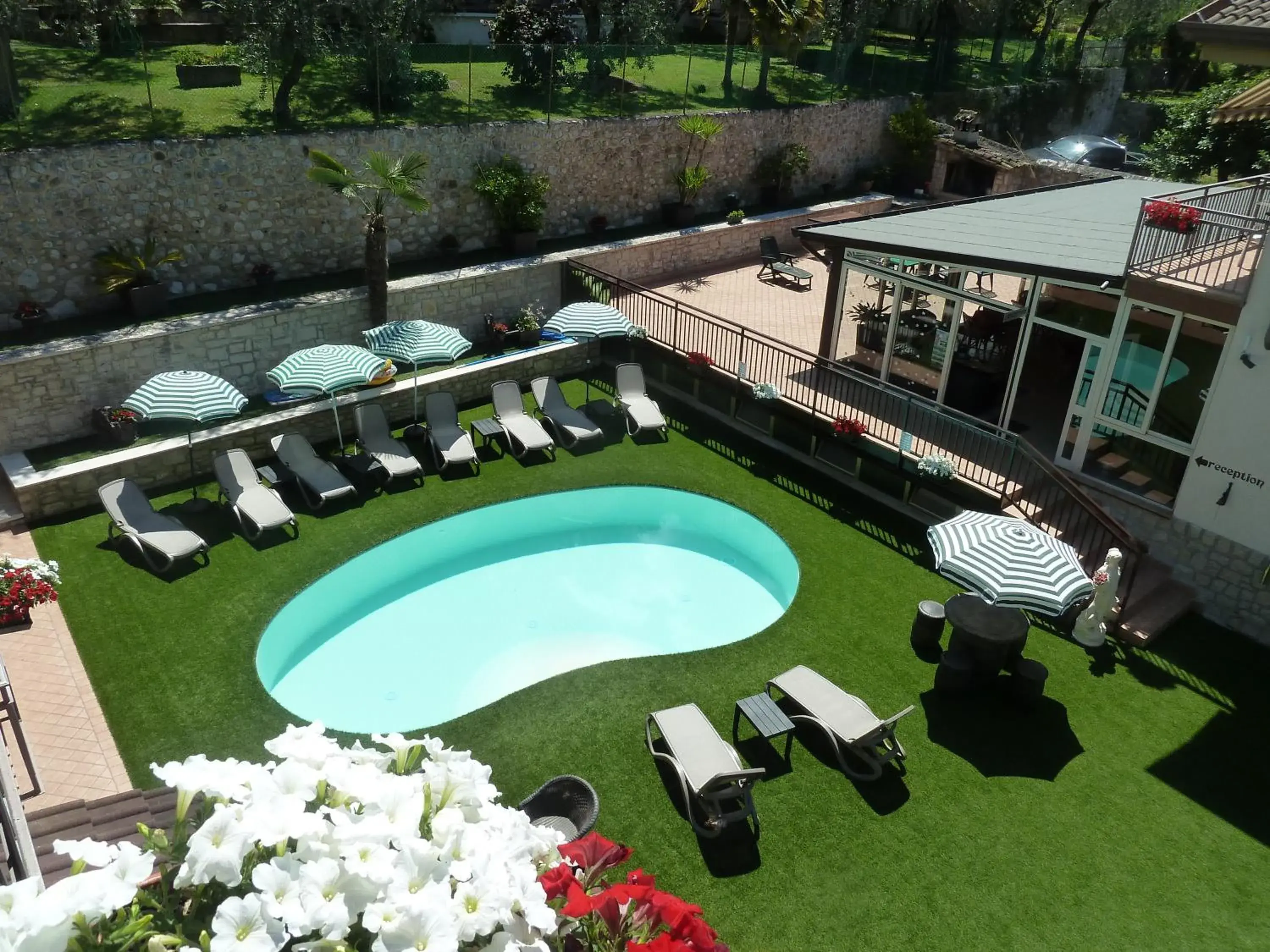 Garden view, Pool View in Albergo Casa Este