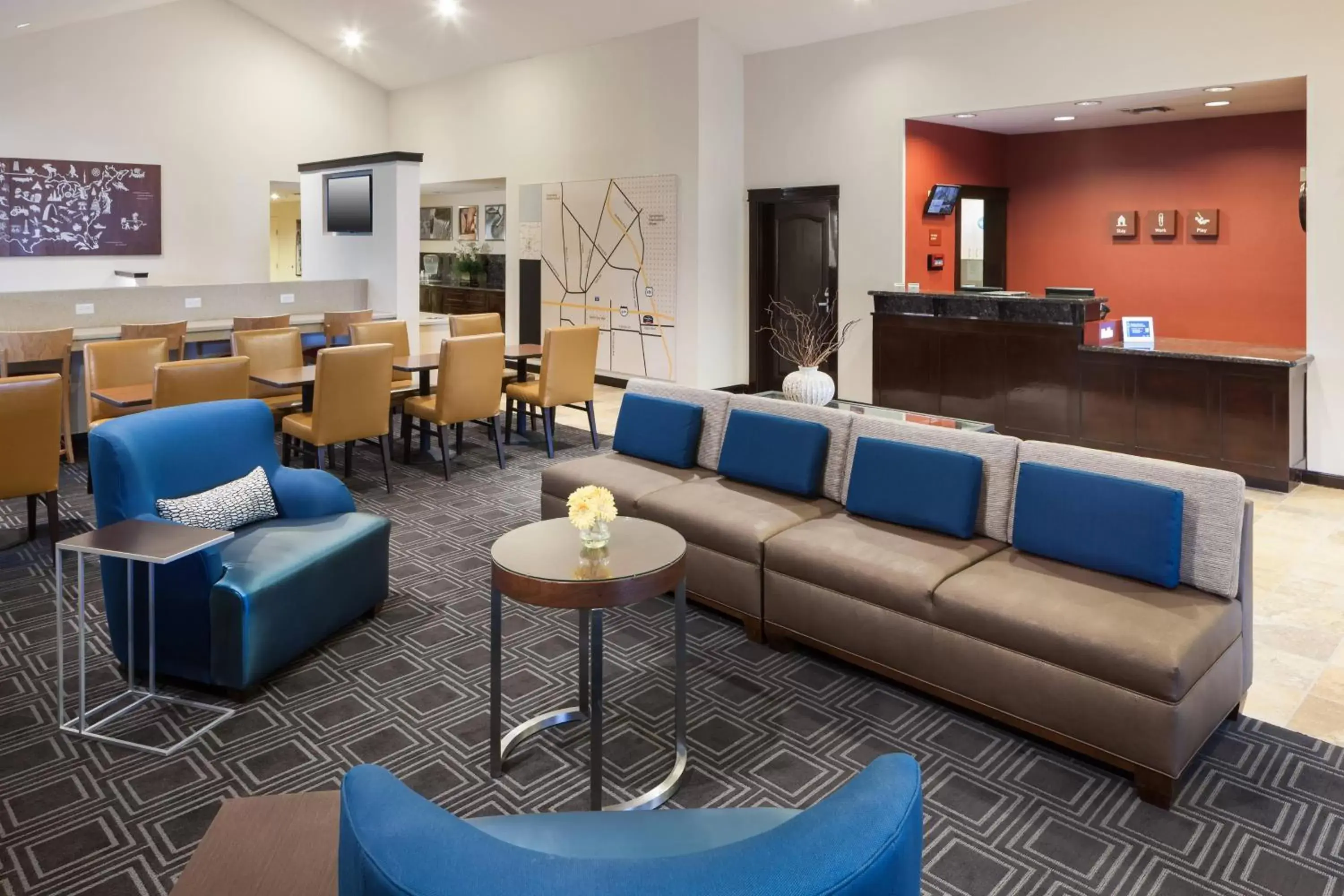 Lobby or reception in TownePlace Suites by Marriott San Antonio Airport