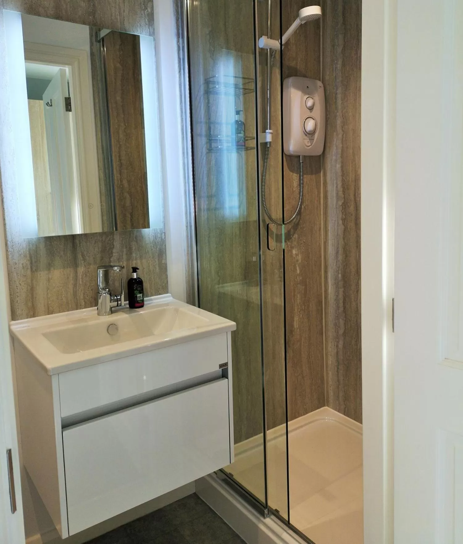 Shower, Bathroom in Aberconwy House B&B