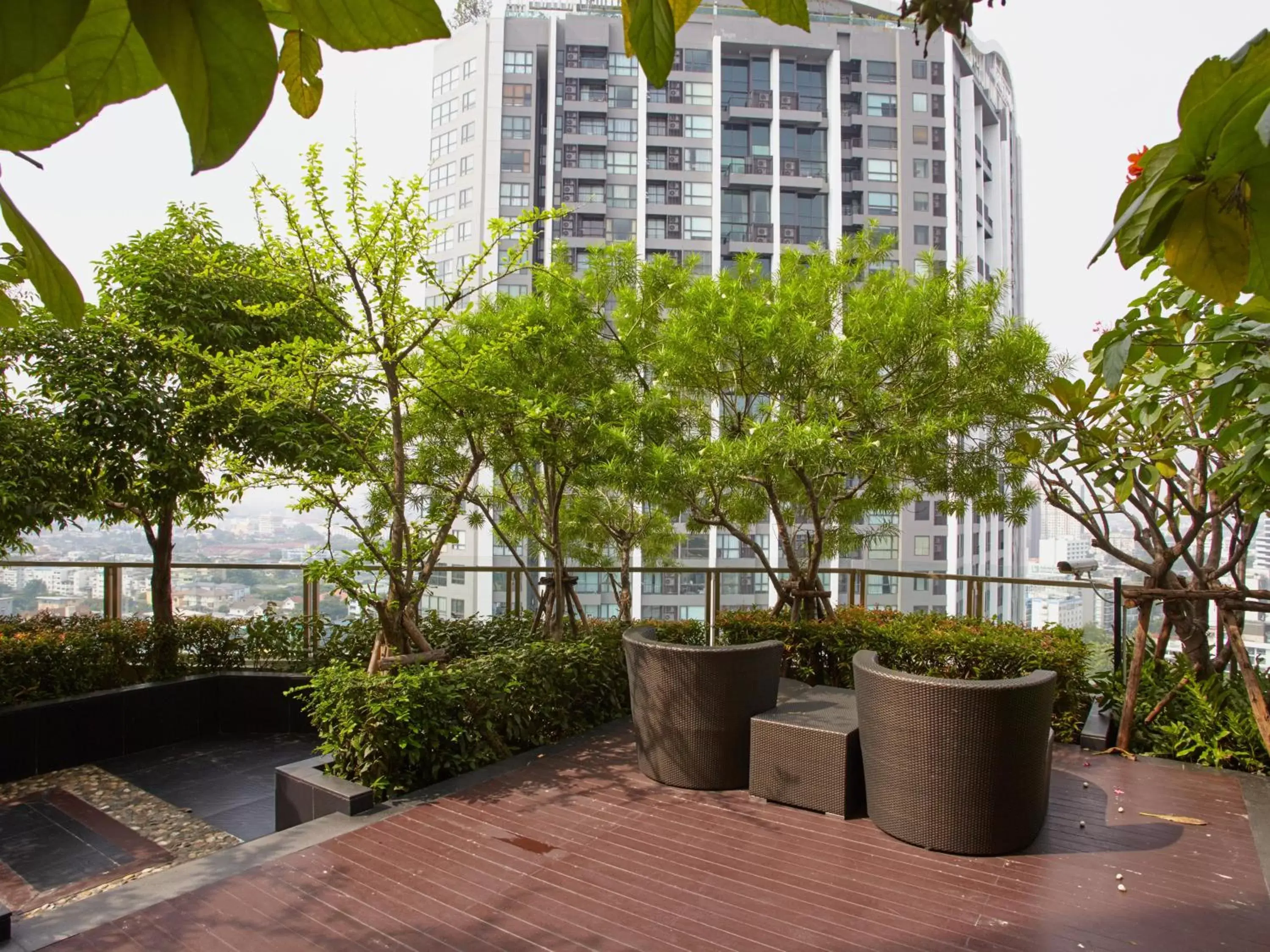 Garden view in Jasmine Resort Bangkok