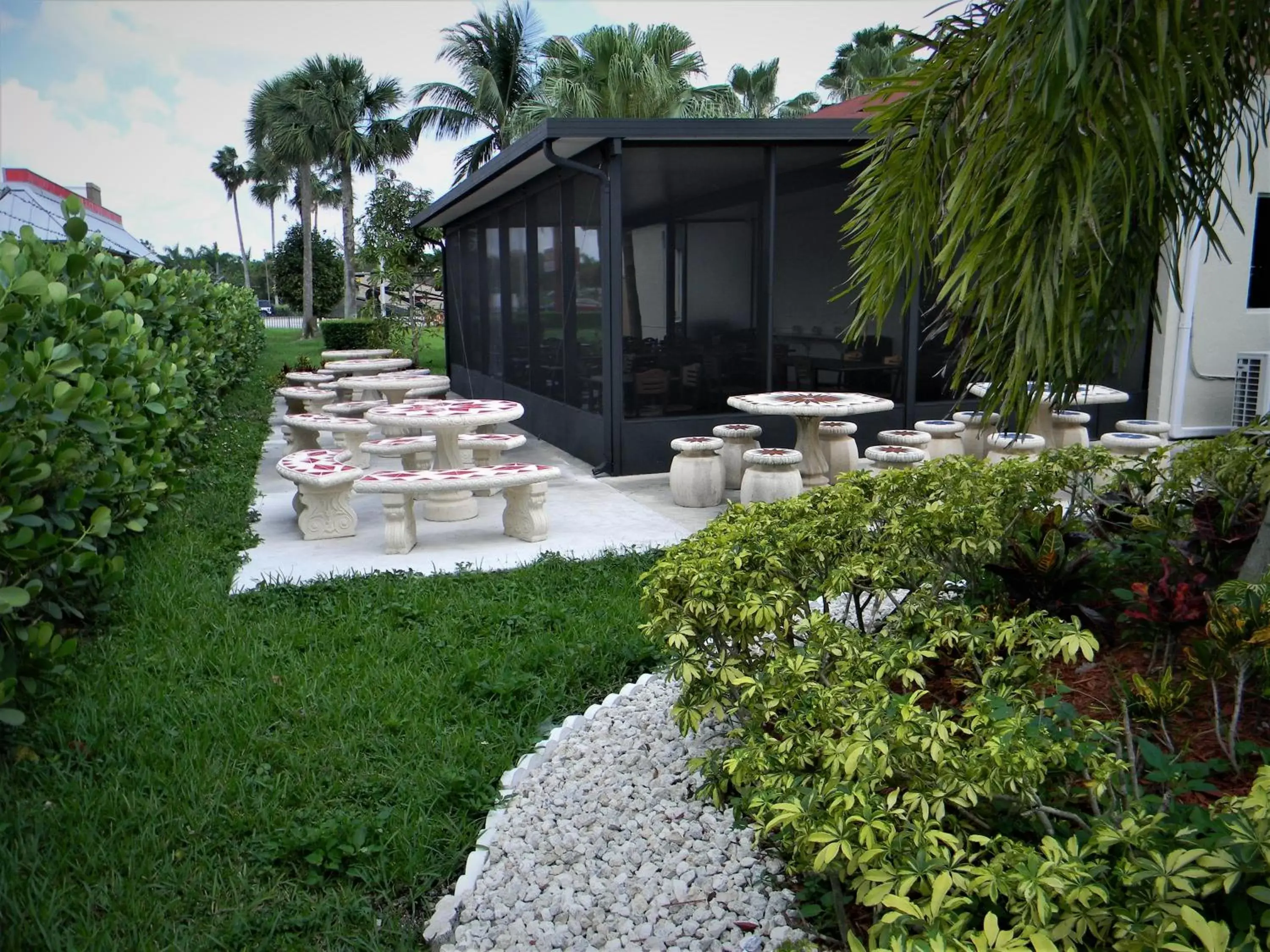 Patio in Fairway Inn Florida City Homestead Everglades