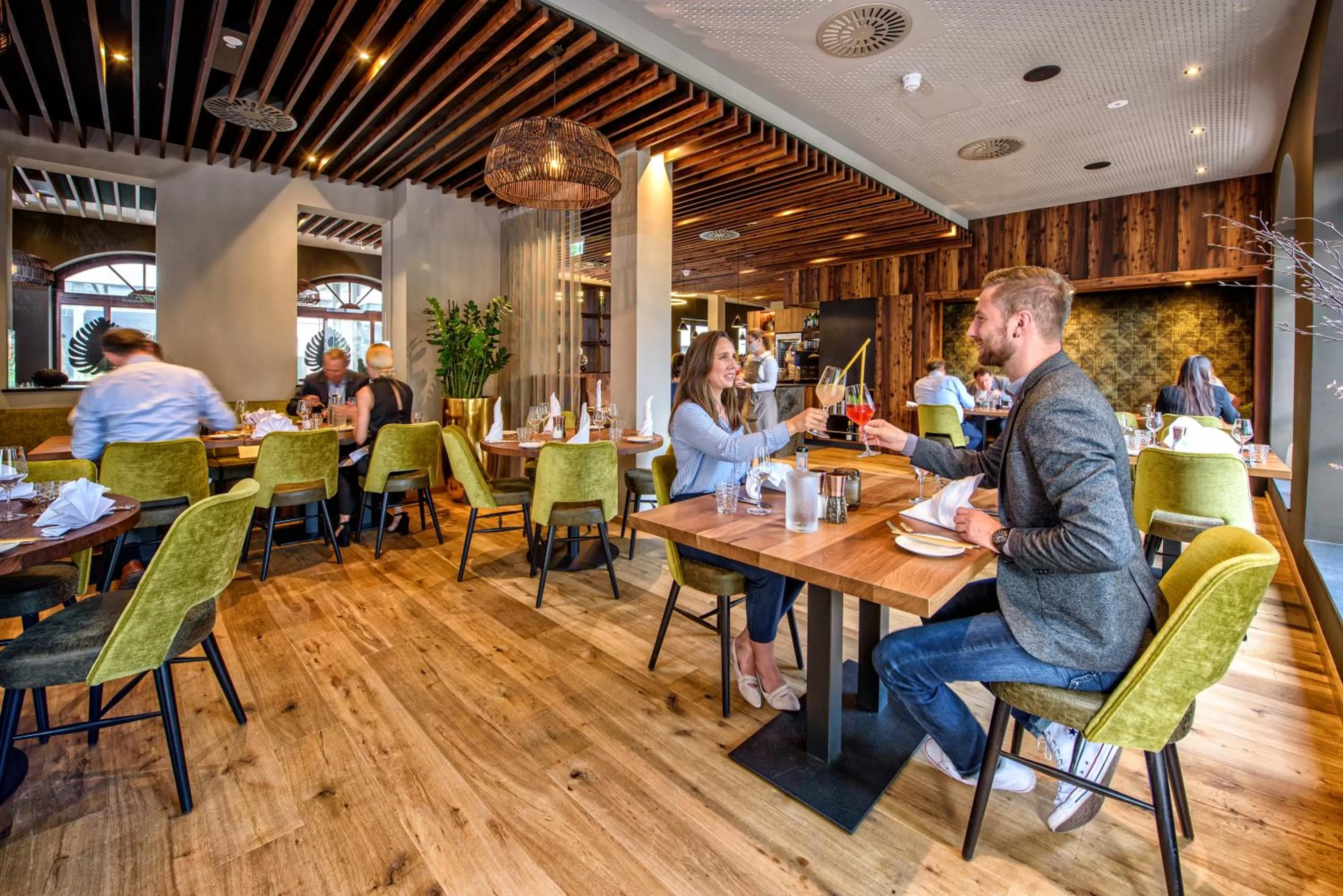 Restaurant/places to eat in AKZENT Hotel Laupheimer Hof