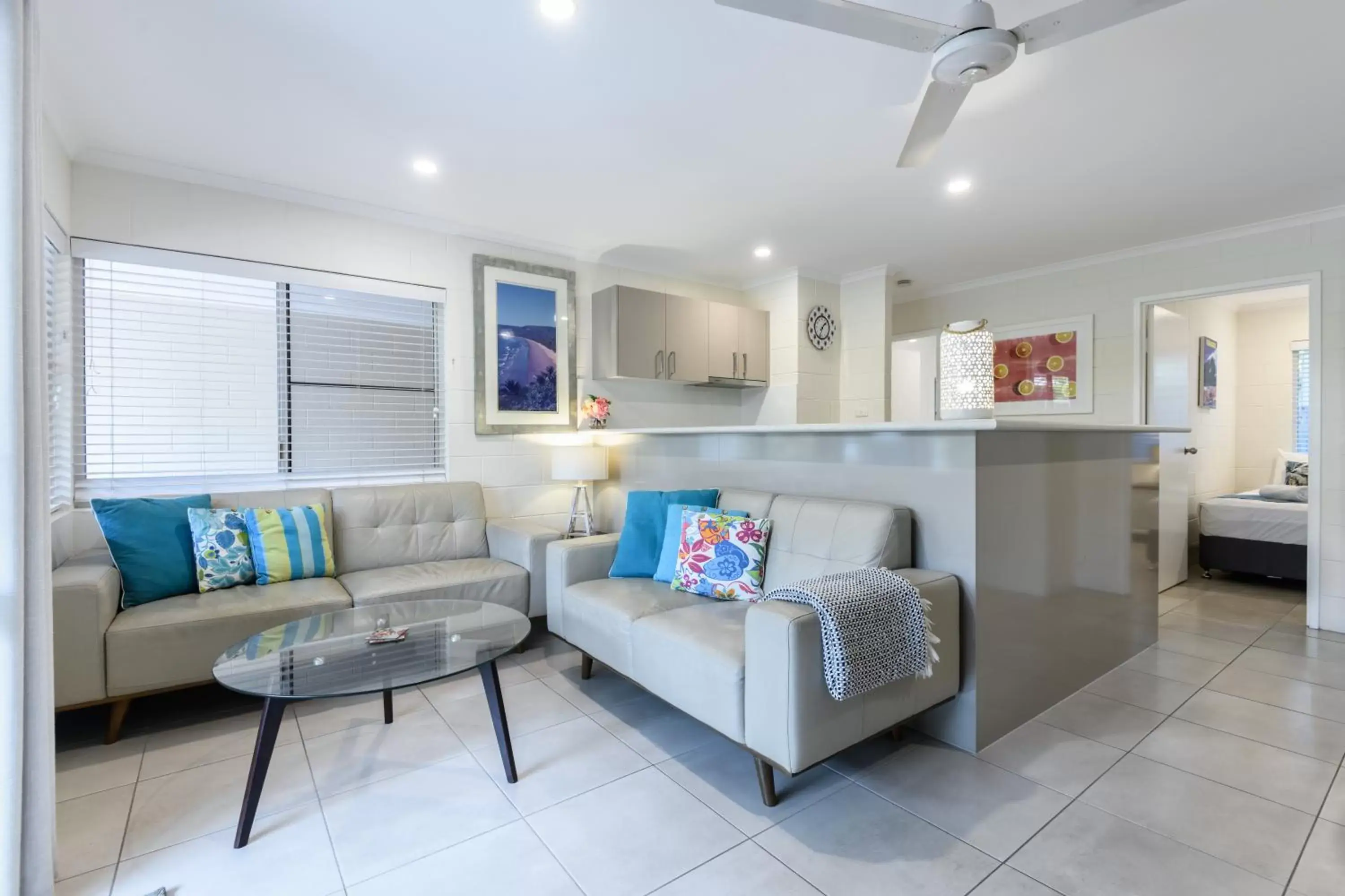 Living room, Seating Area in Lychee Tree Holiday Apartments