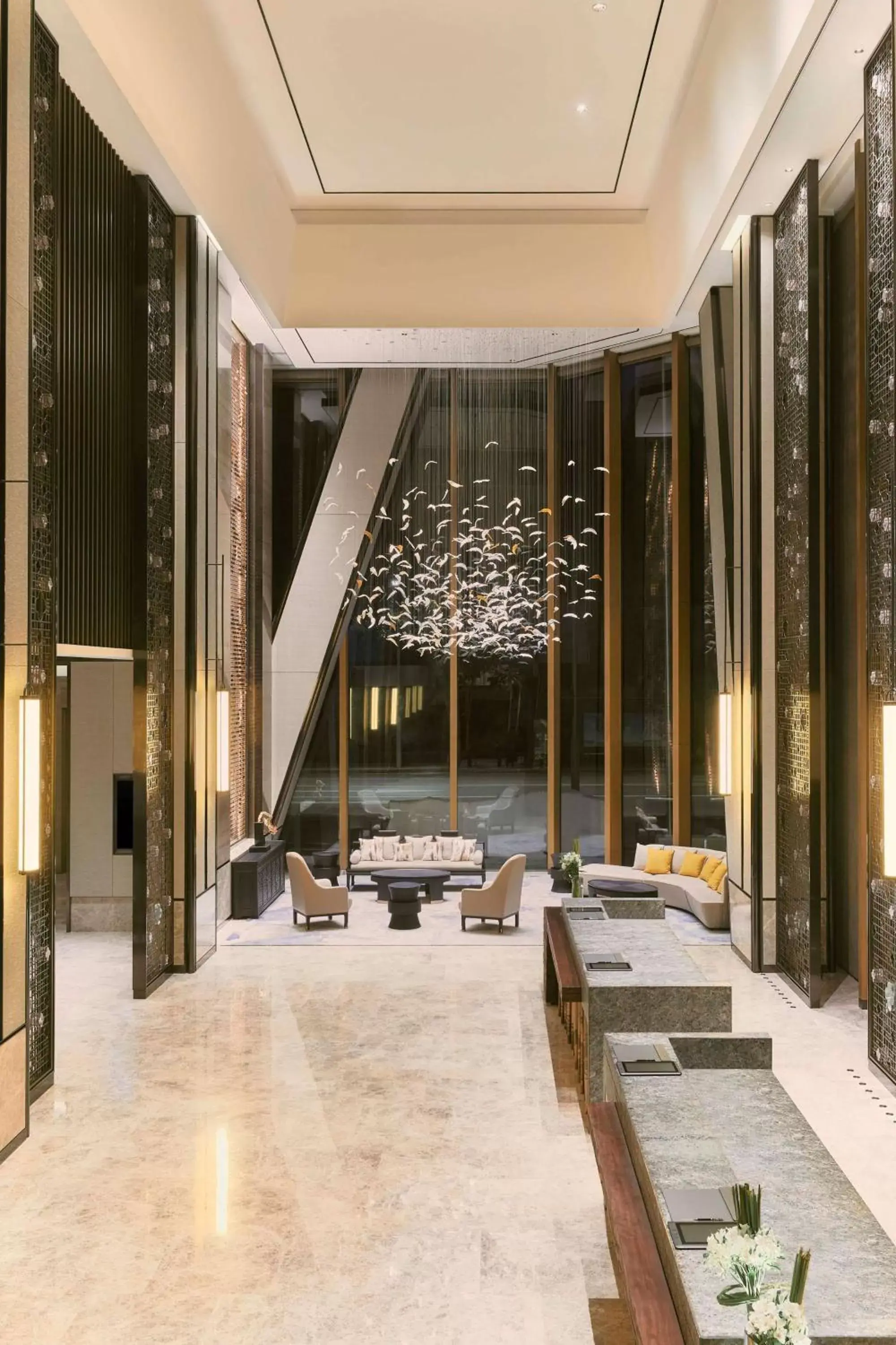 Lobby or reception in Kempinski Residences Guangzhou