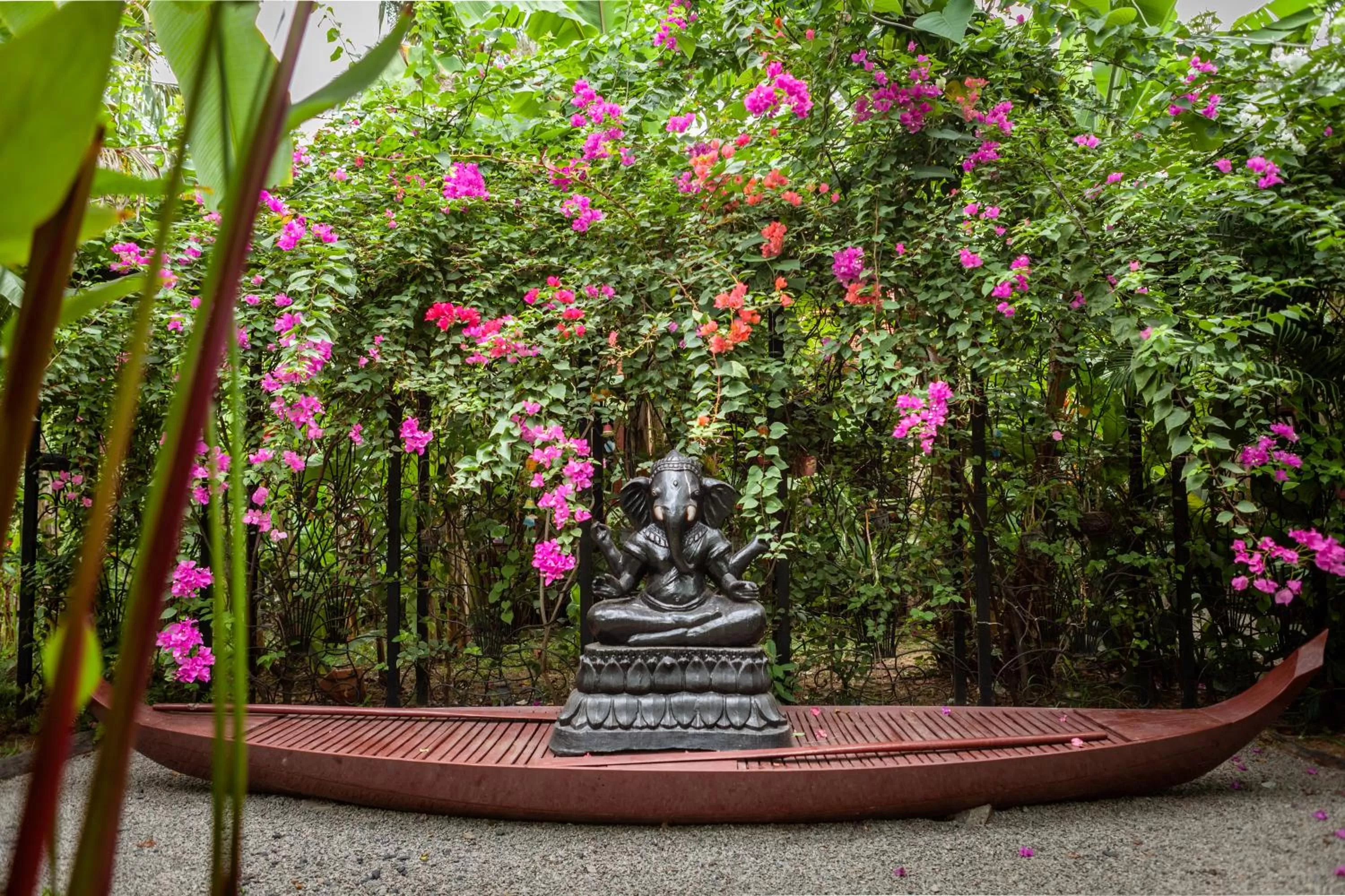 Garden in Authentic Khmer Village Resort