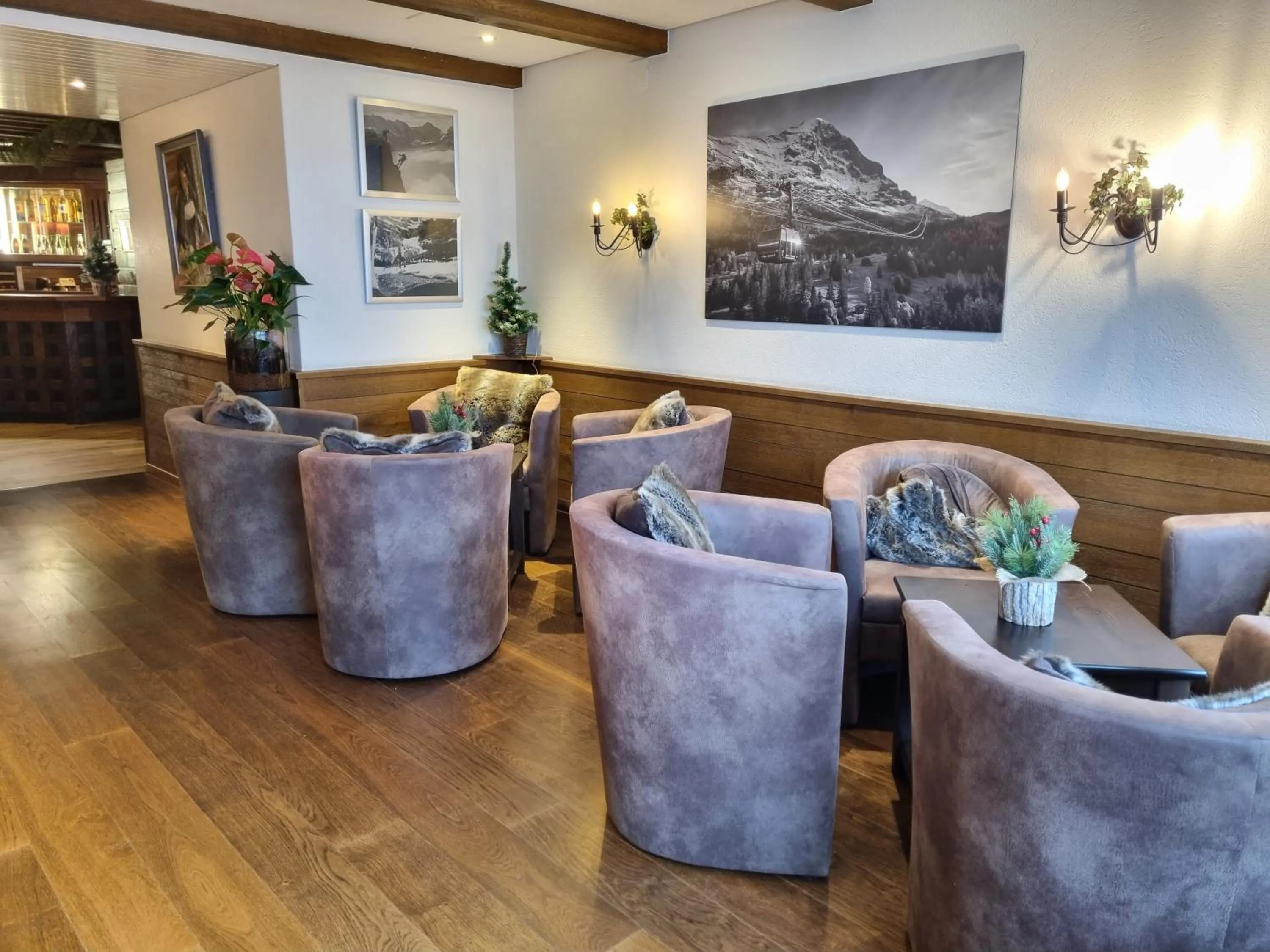 Lounge or bar in Hotel Bernerhof Grindelwald
