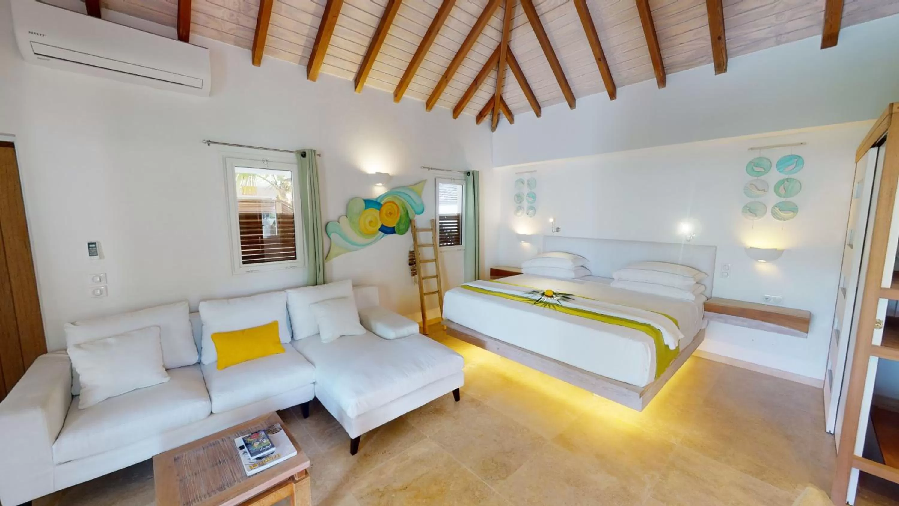 Bed in Hotel Les Ondines Sur La Plage