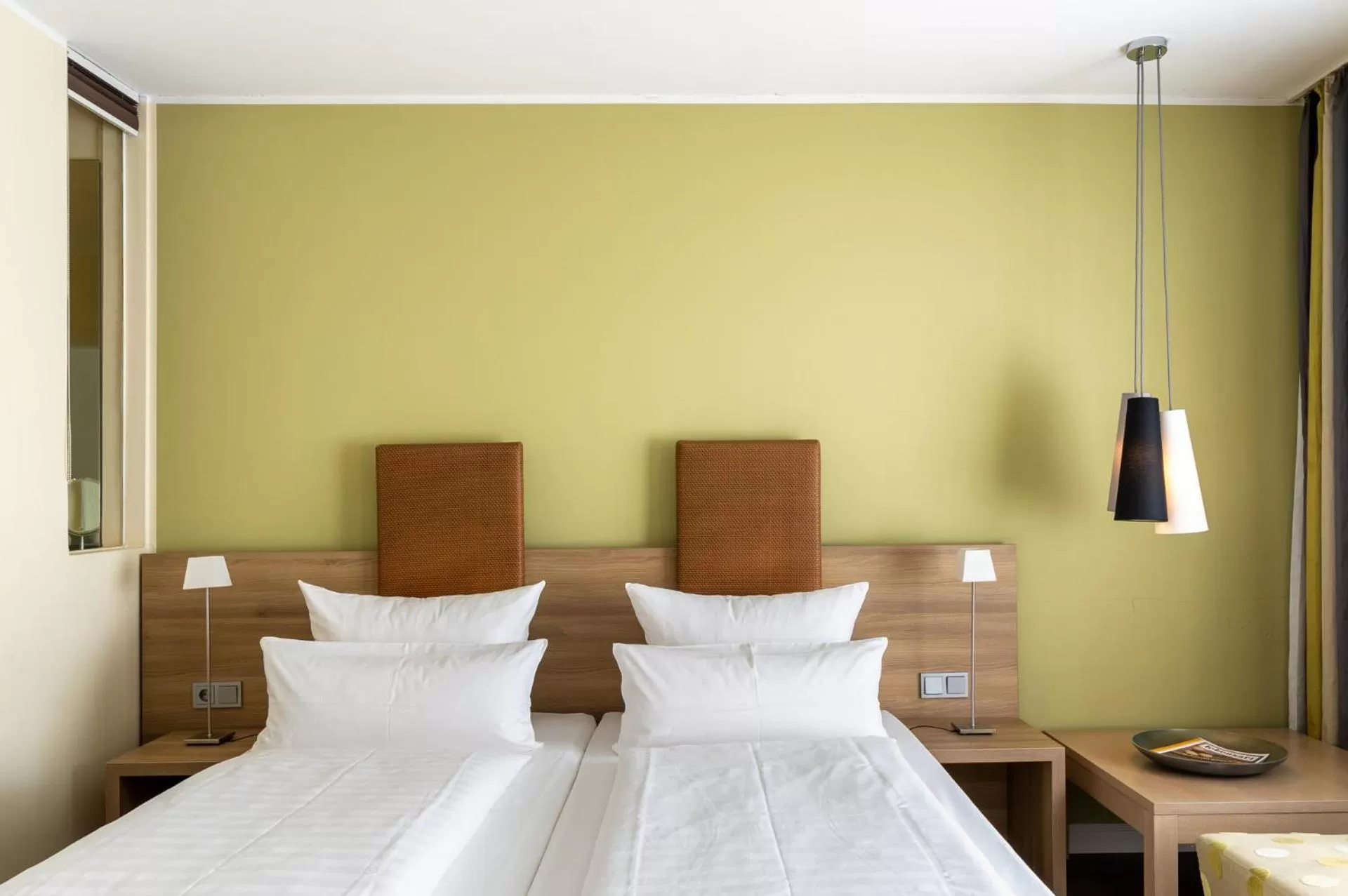 Photo of the whole room, Bed in Hotel am Schlosspark garni