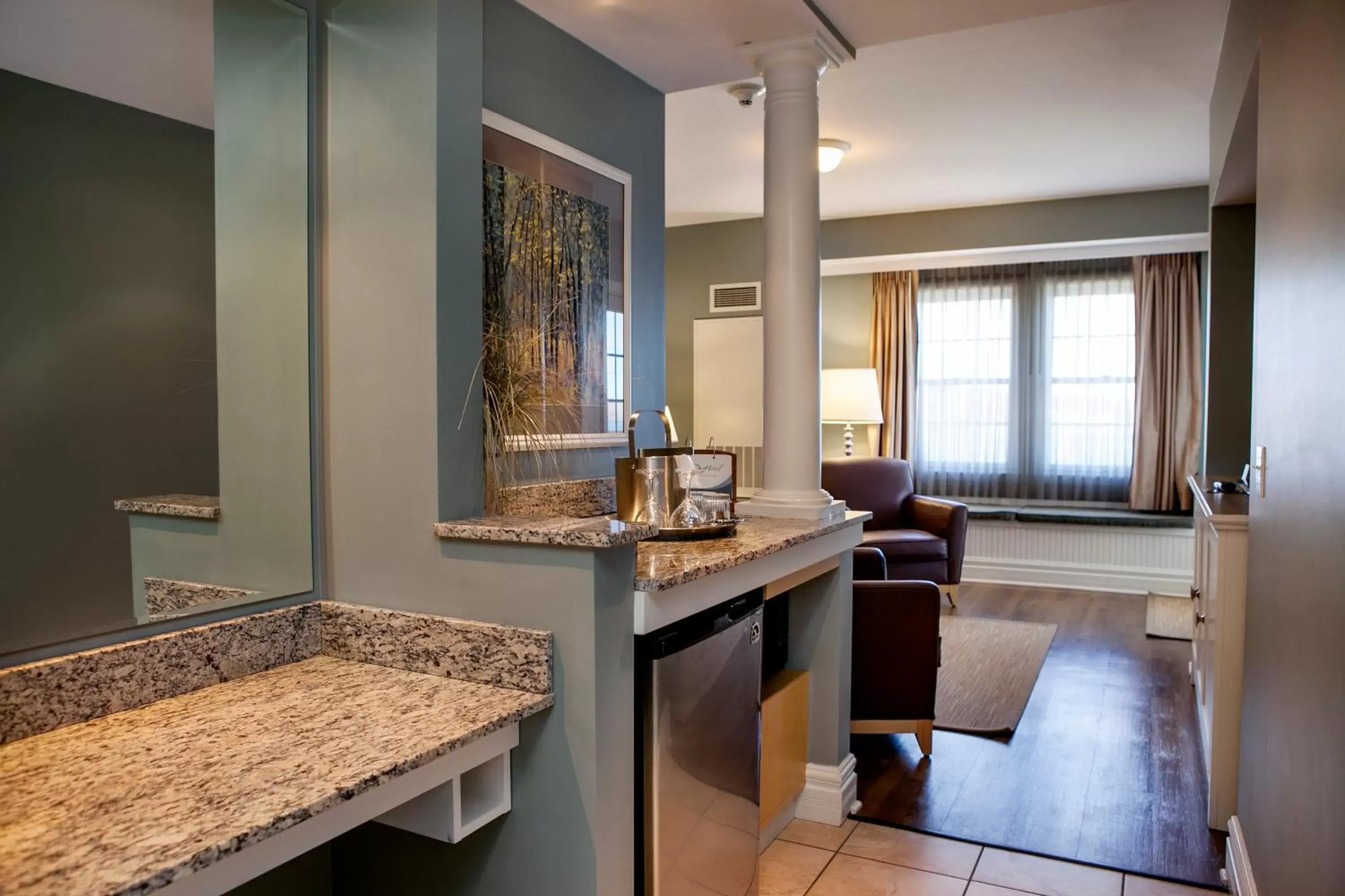 Photo of the whole room, Bathroom in Watkins Glen Harbor Hotel