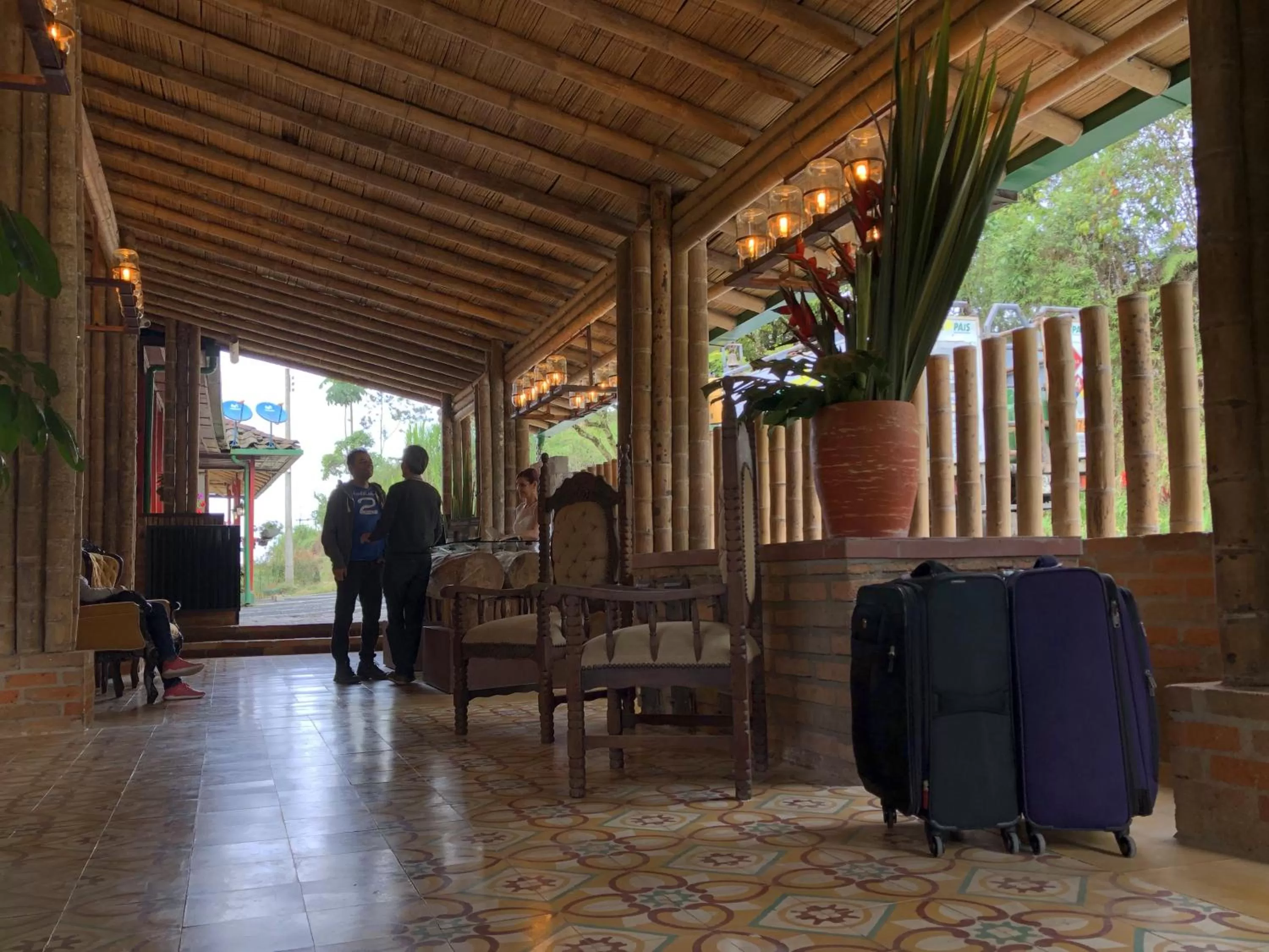 Facade/entrance in Hotel Vísperas