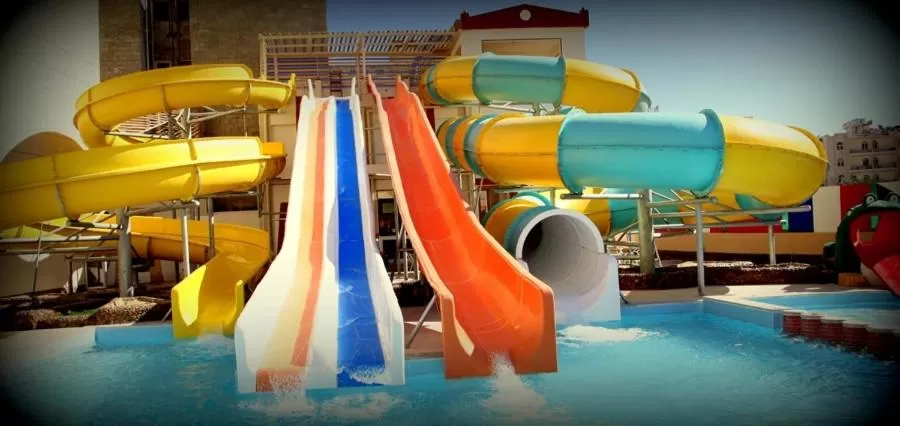 Aqua park in King Tut Aqua Park Beach Resort