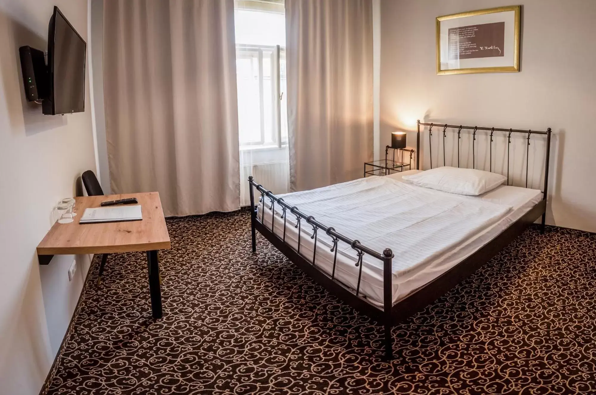 Bed in Hotel Brixen