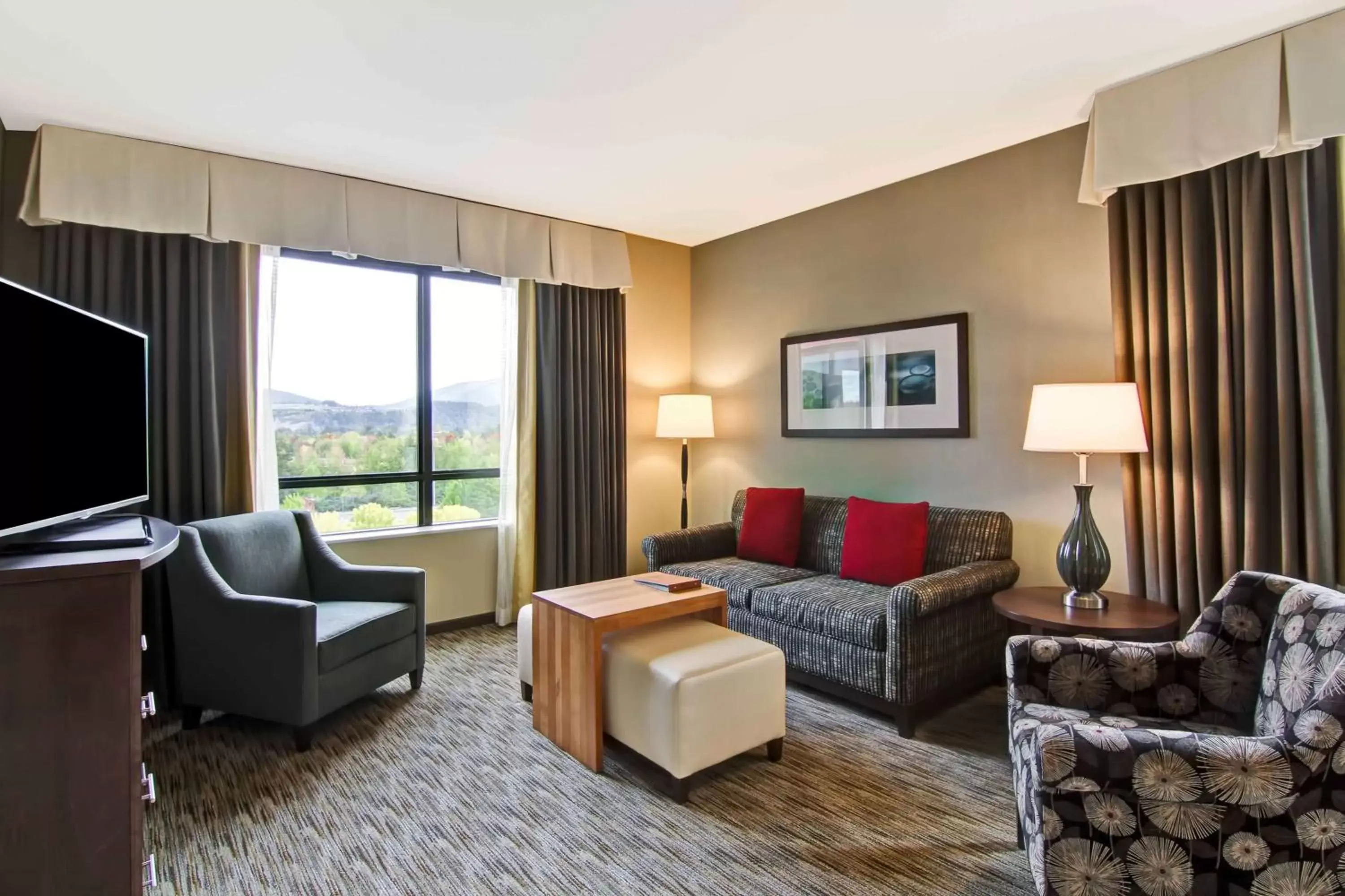 Living room, Seating Area in Homewood Suites by Hilton Seattle-Issaquah