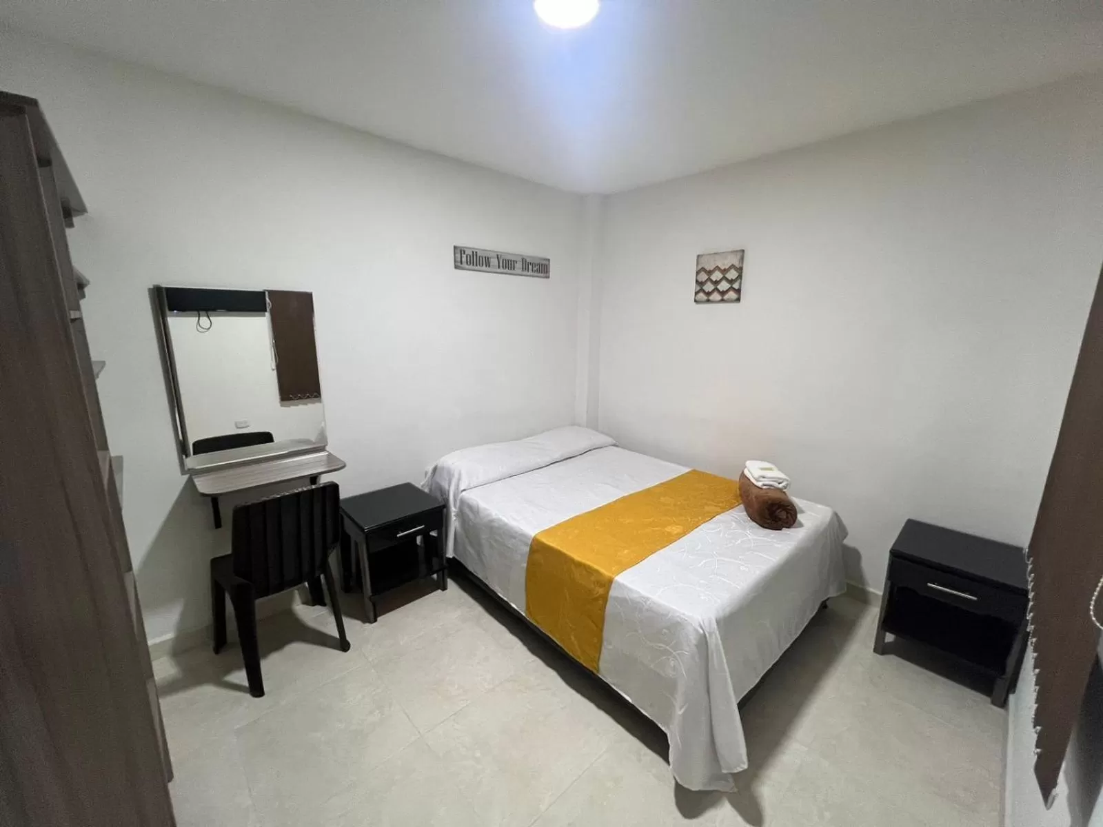 Bed in Hotel Cafe Estrella