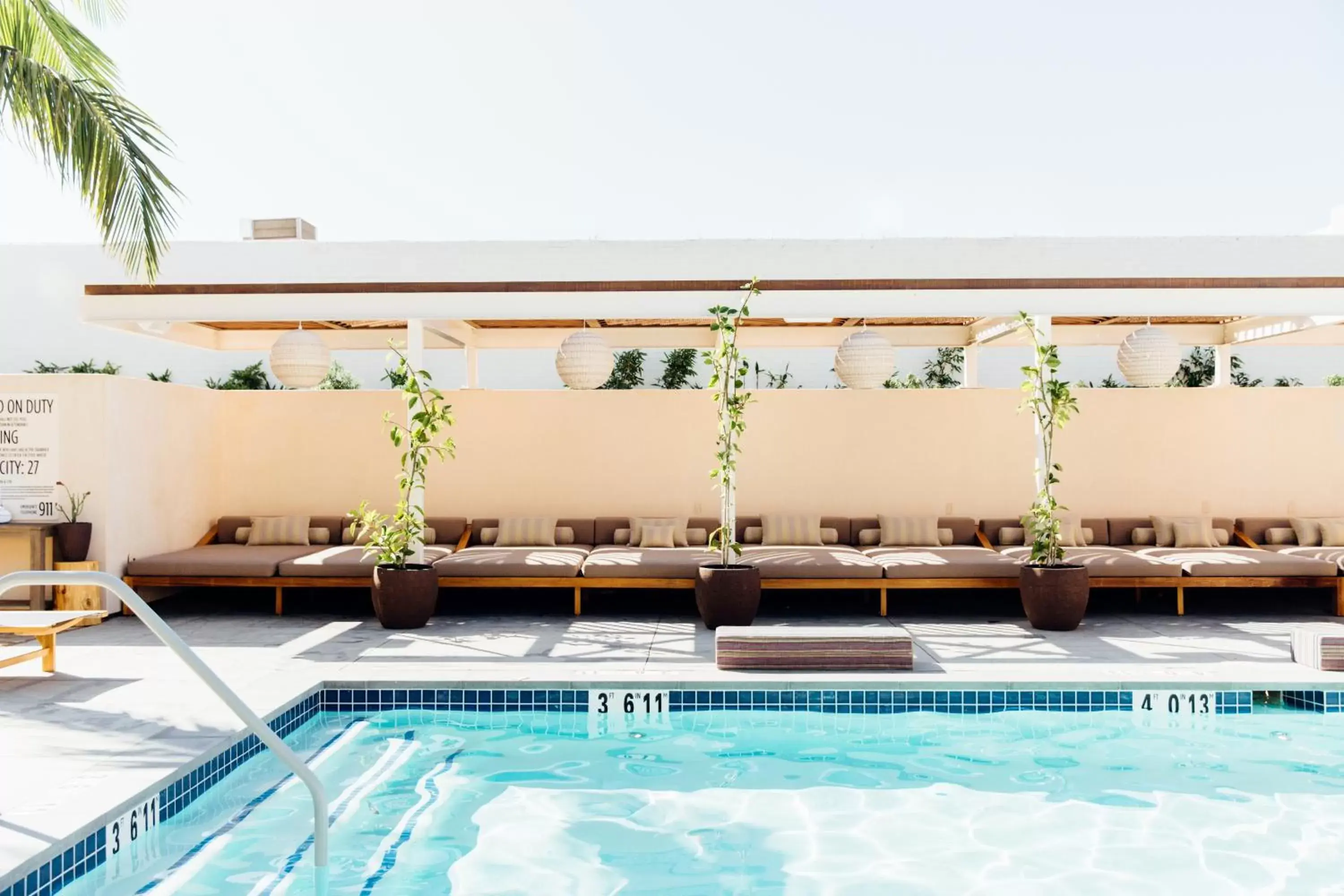 Swimming pool in Hotel June, Los Angeles, a Member of Design Hotels
