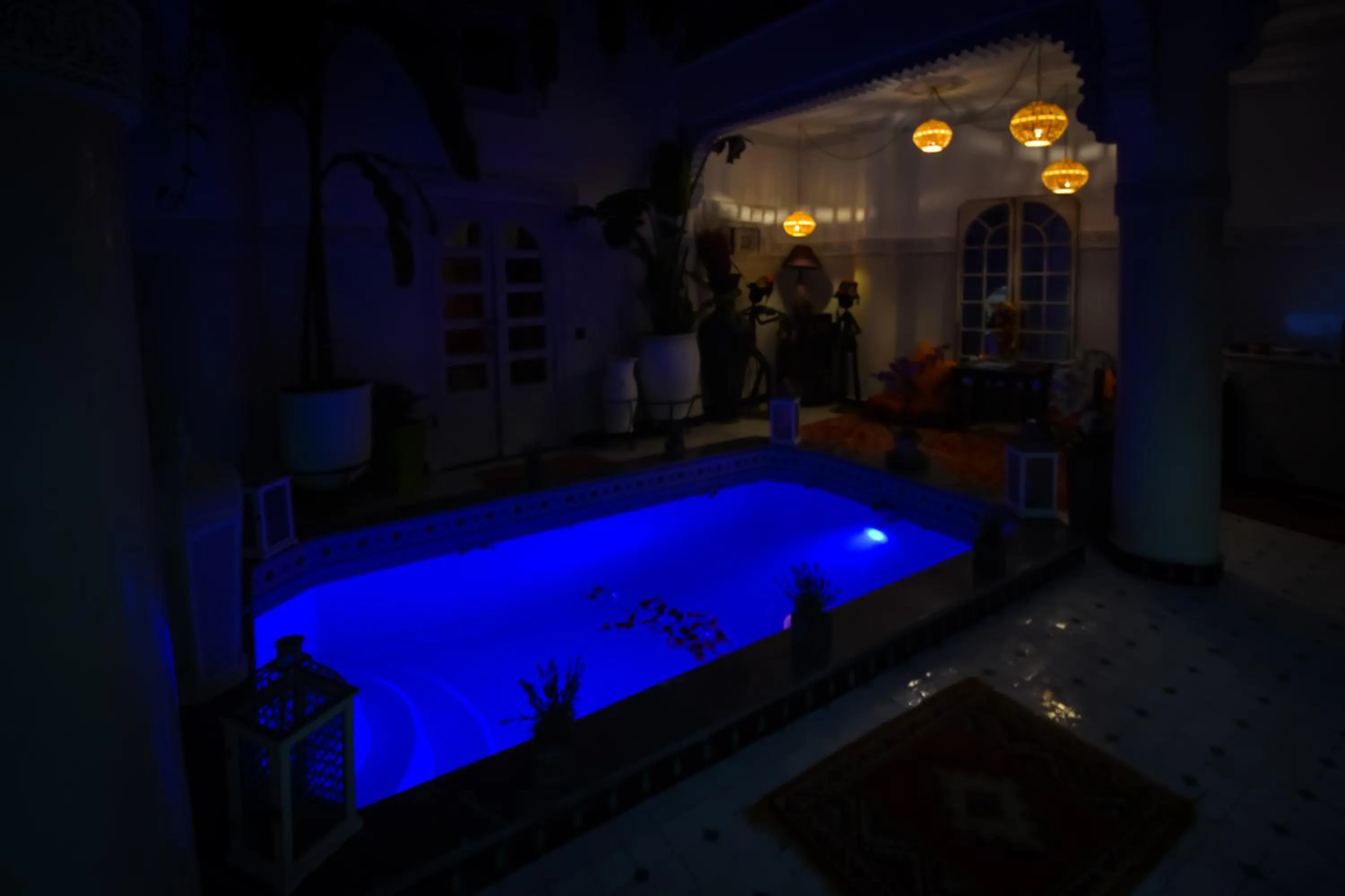 Pool view in Riad Eloise