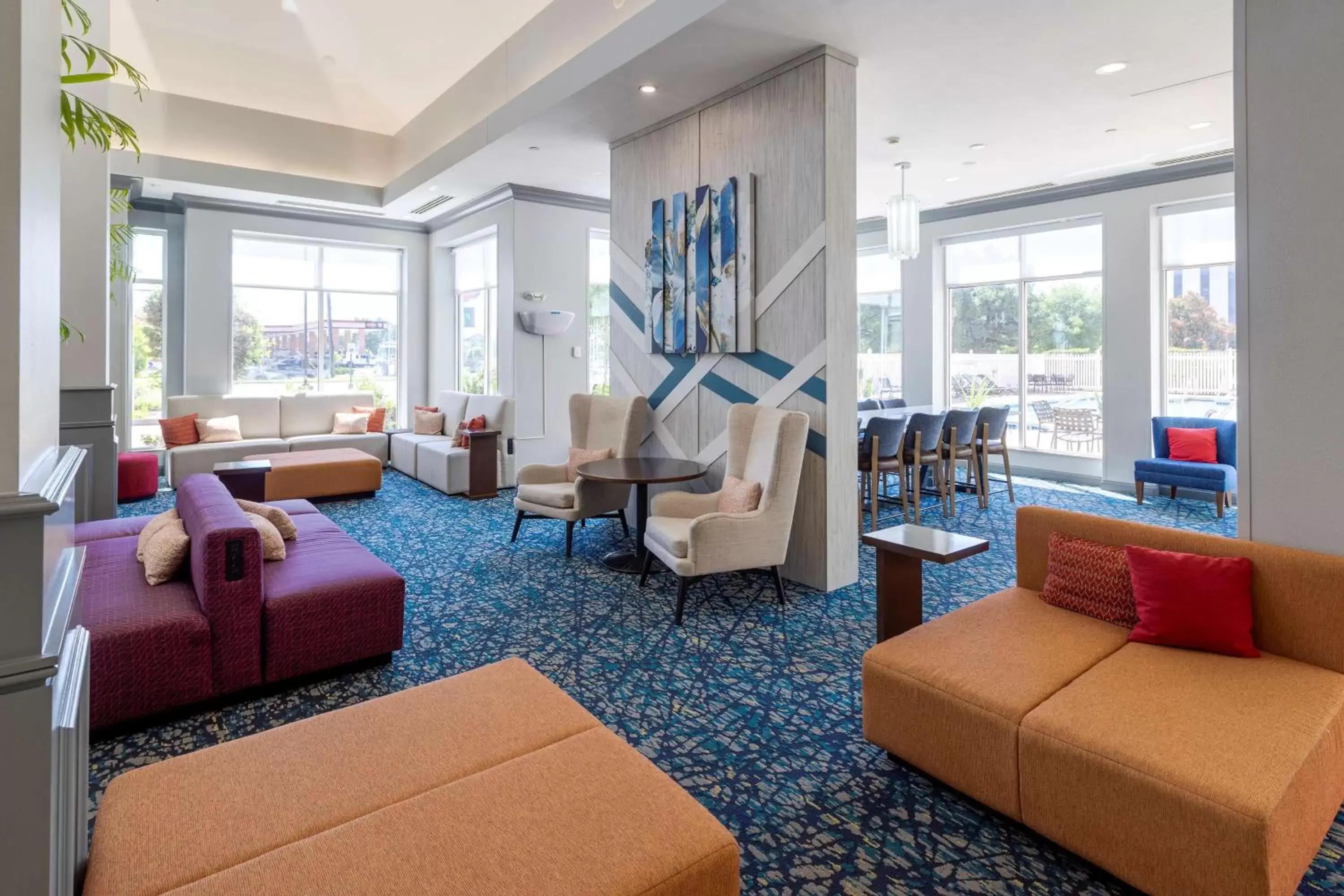 Lobby or reception in Hilton Garden Inn Oklahoma City Airport