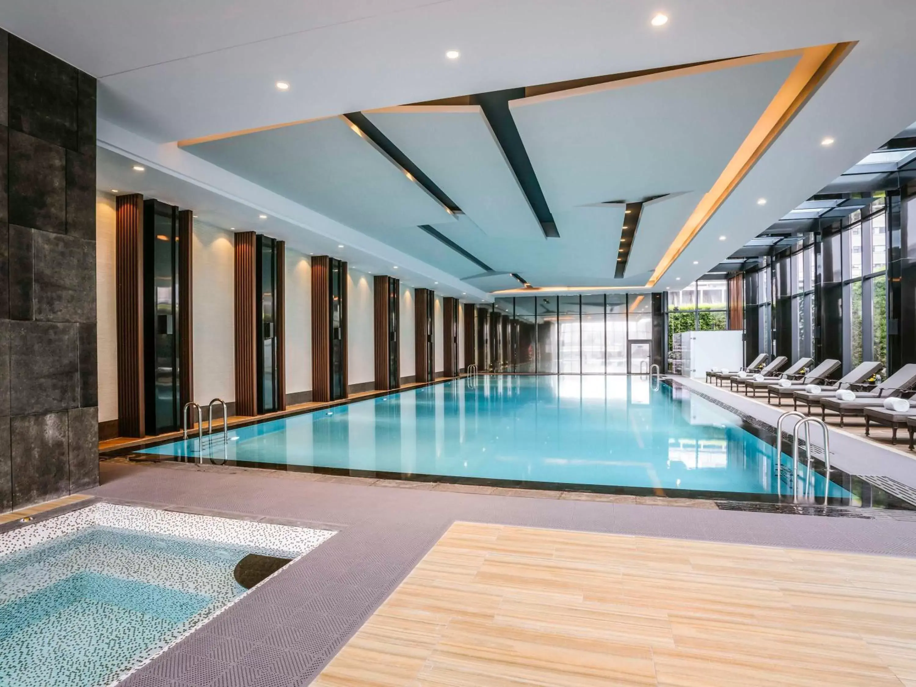 Pool view, Swimming Pool in Pullman Shanghai Jingan