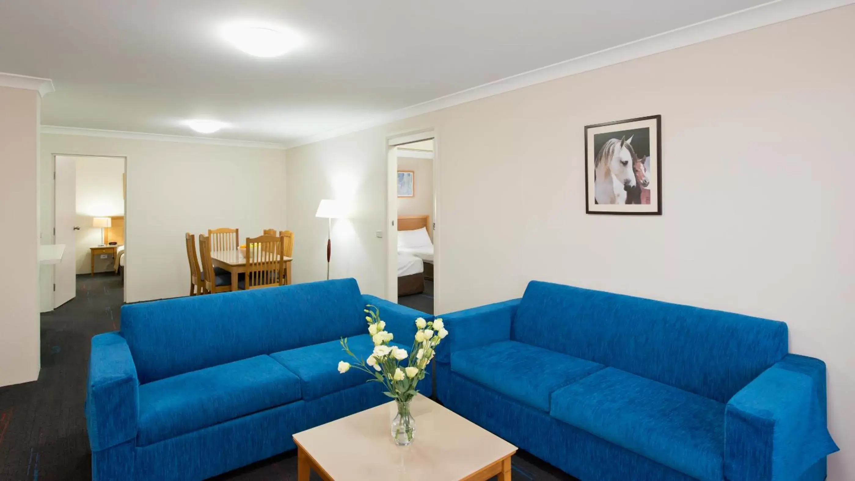 Living room, Seating Area in APX Parramatta