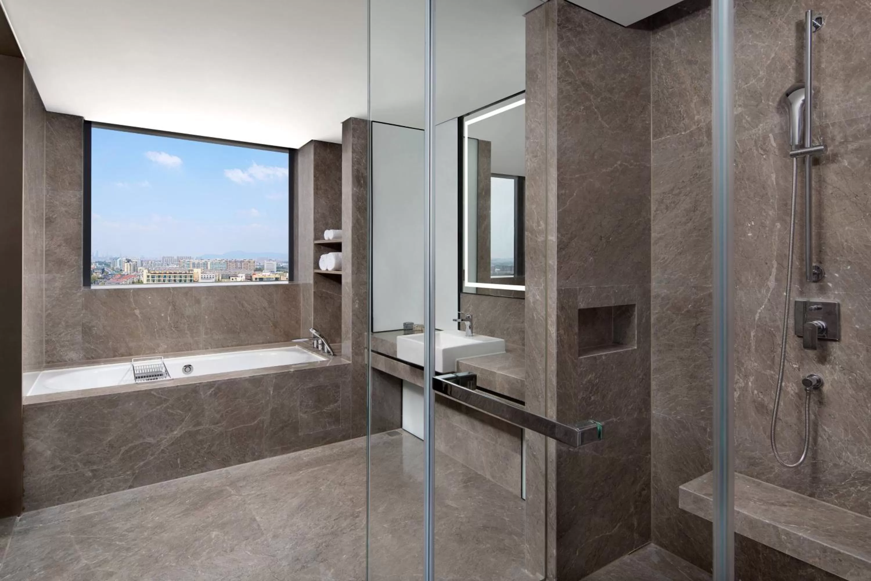 Bathroom in Courtyard by Marriott Nanjing Jiangning