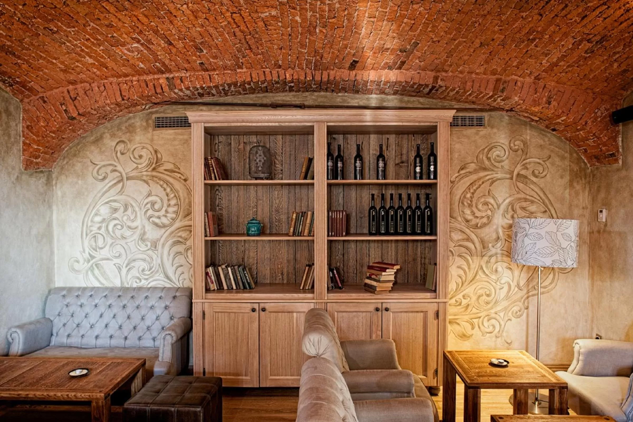 Lounge or bar in B&B Dvor Tacen