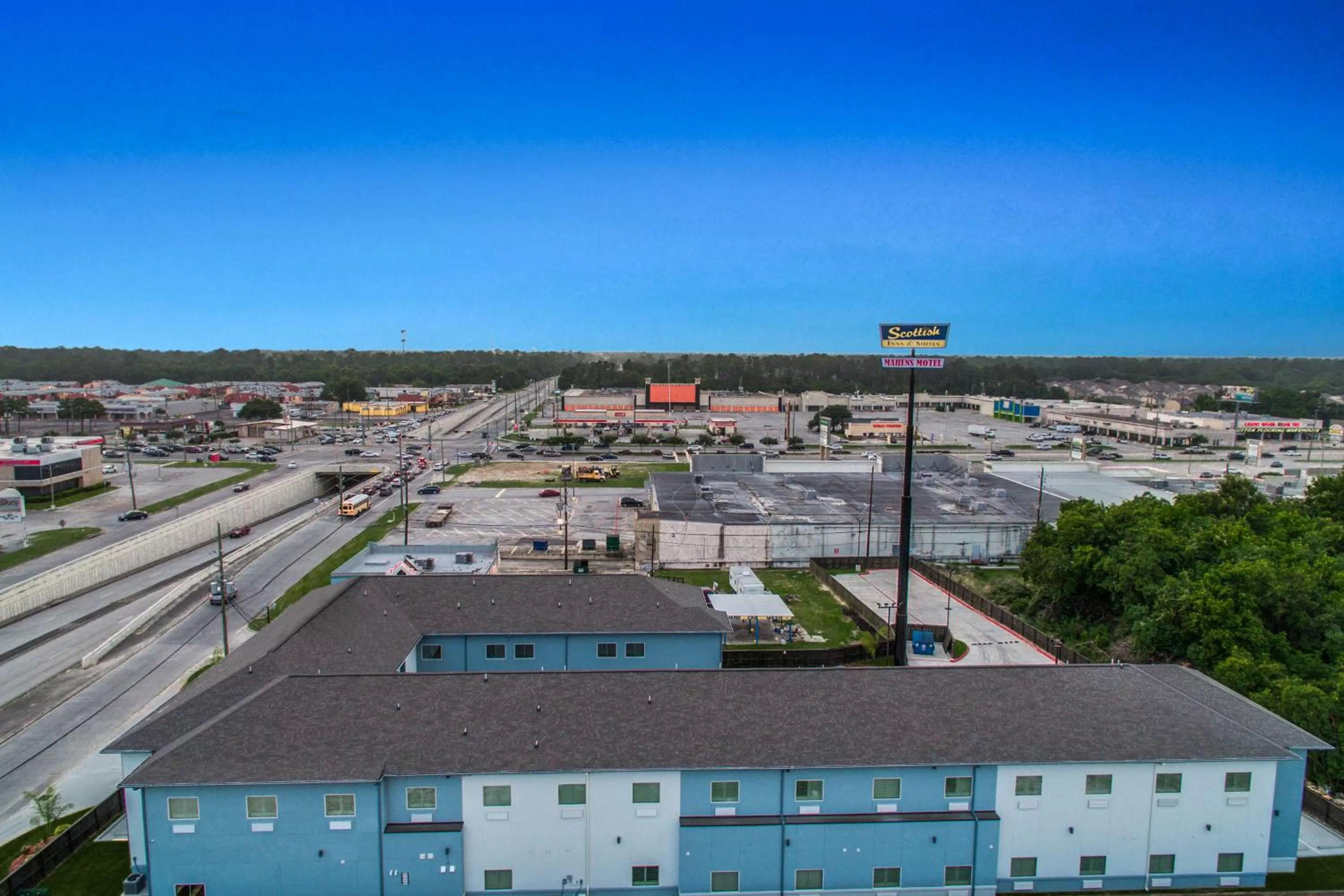 Bird's eye view in Scottish Inns & Suites Houston, TX