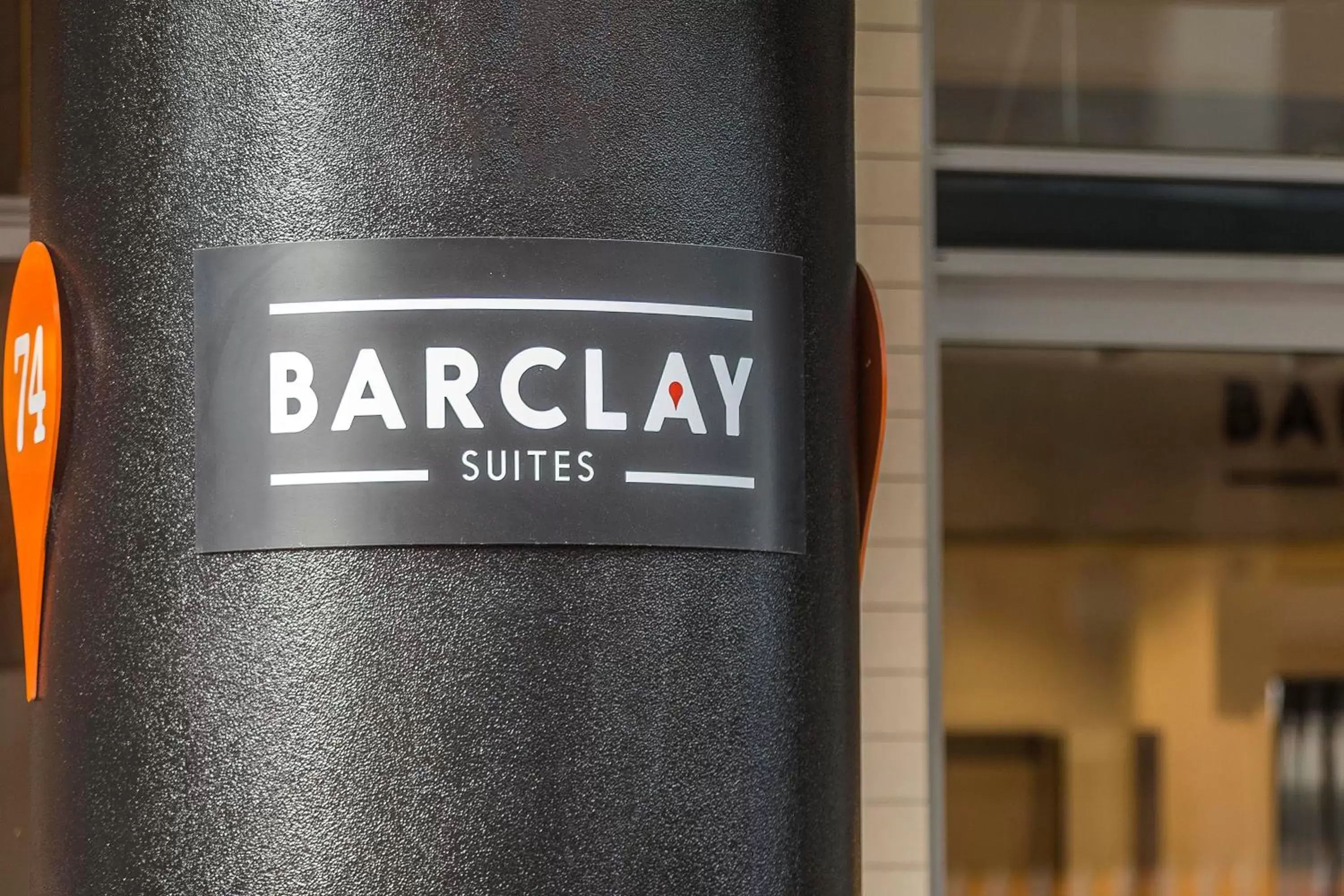 Logo/Certificate/Sign in Barclay Suites