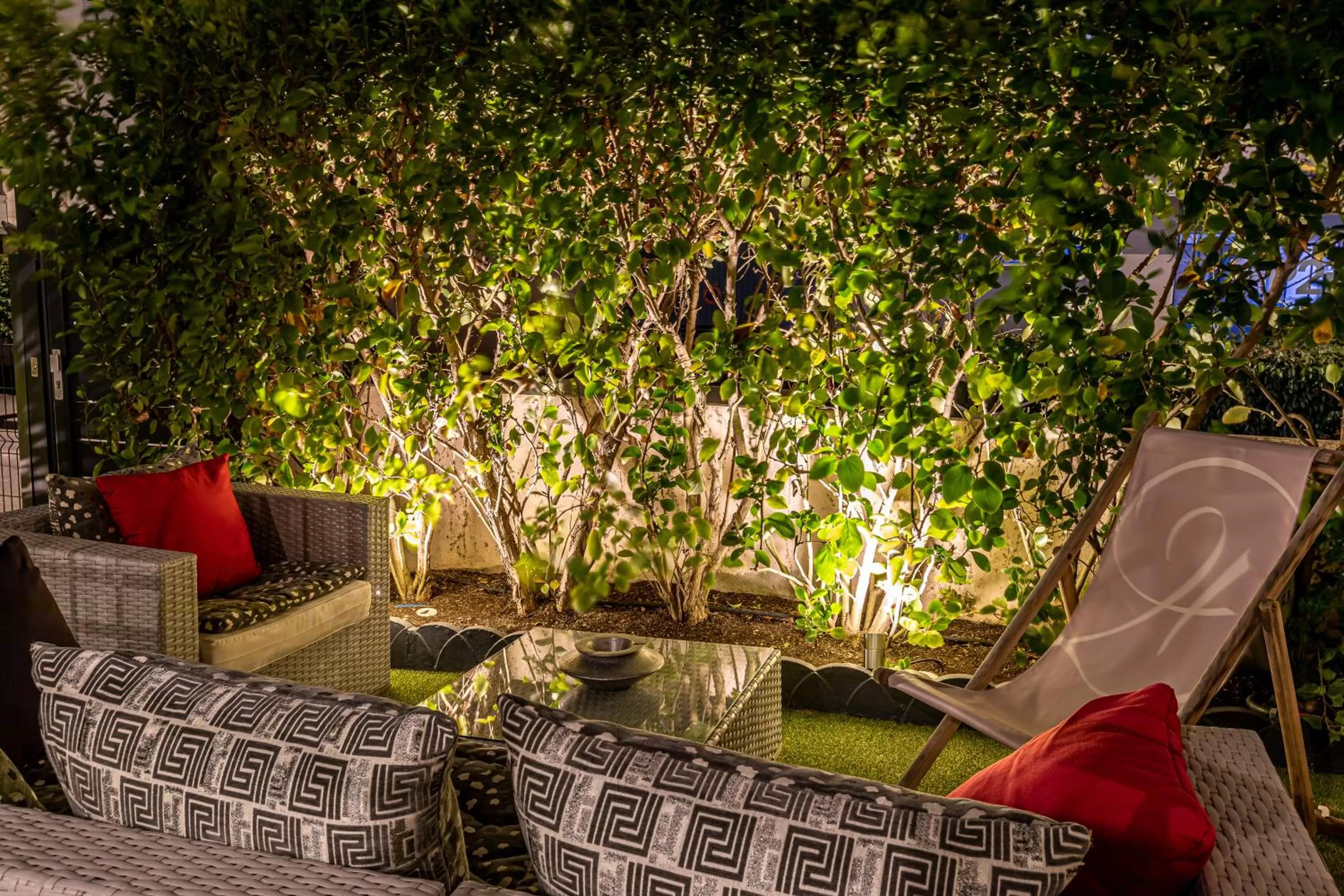 Patio in Hotel Des Dunes