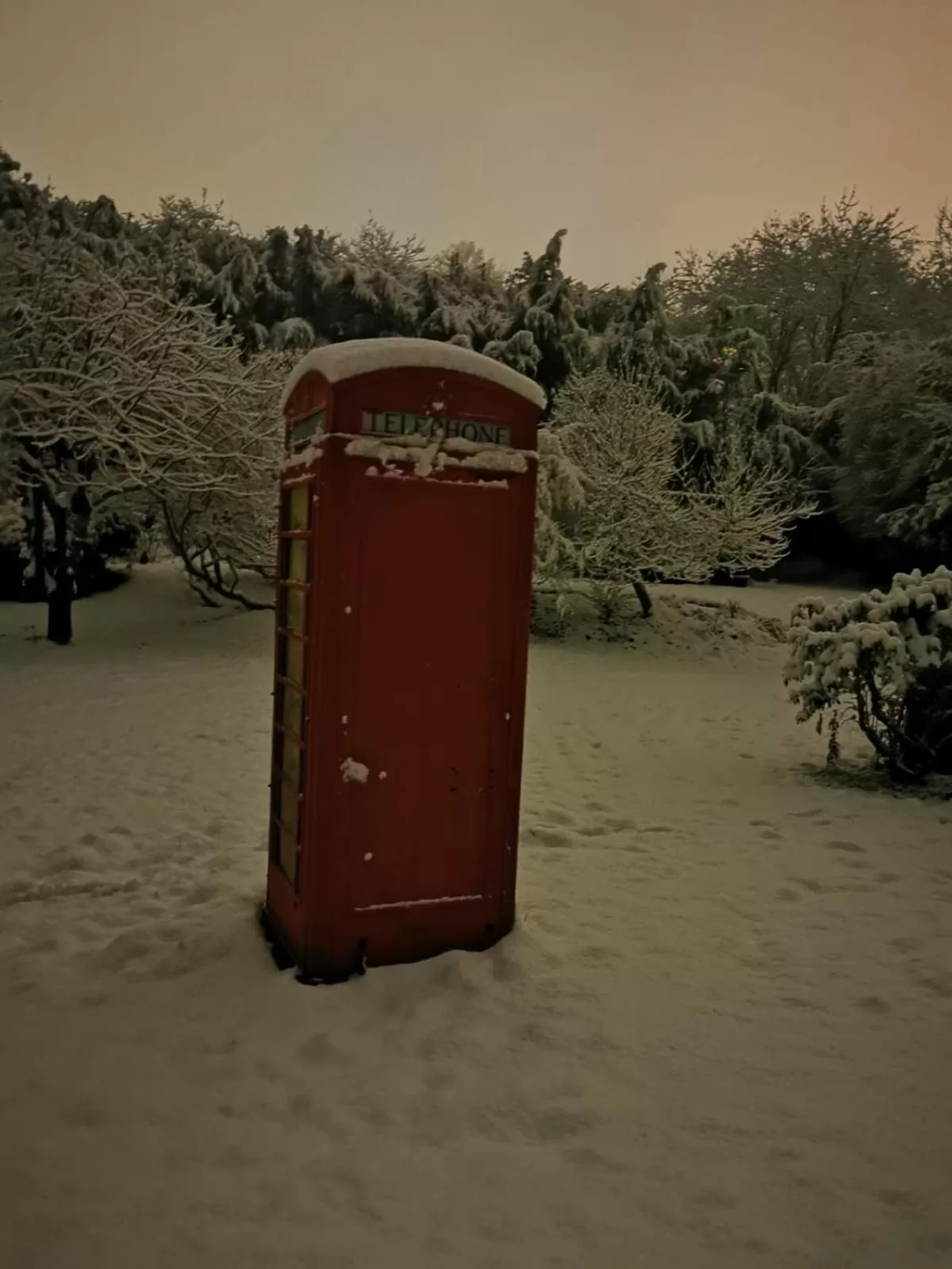 Winter in South Lodge House